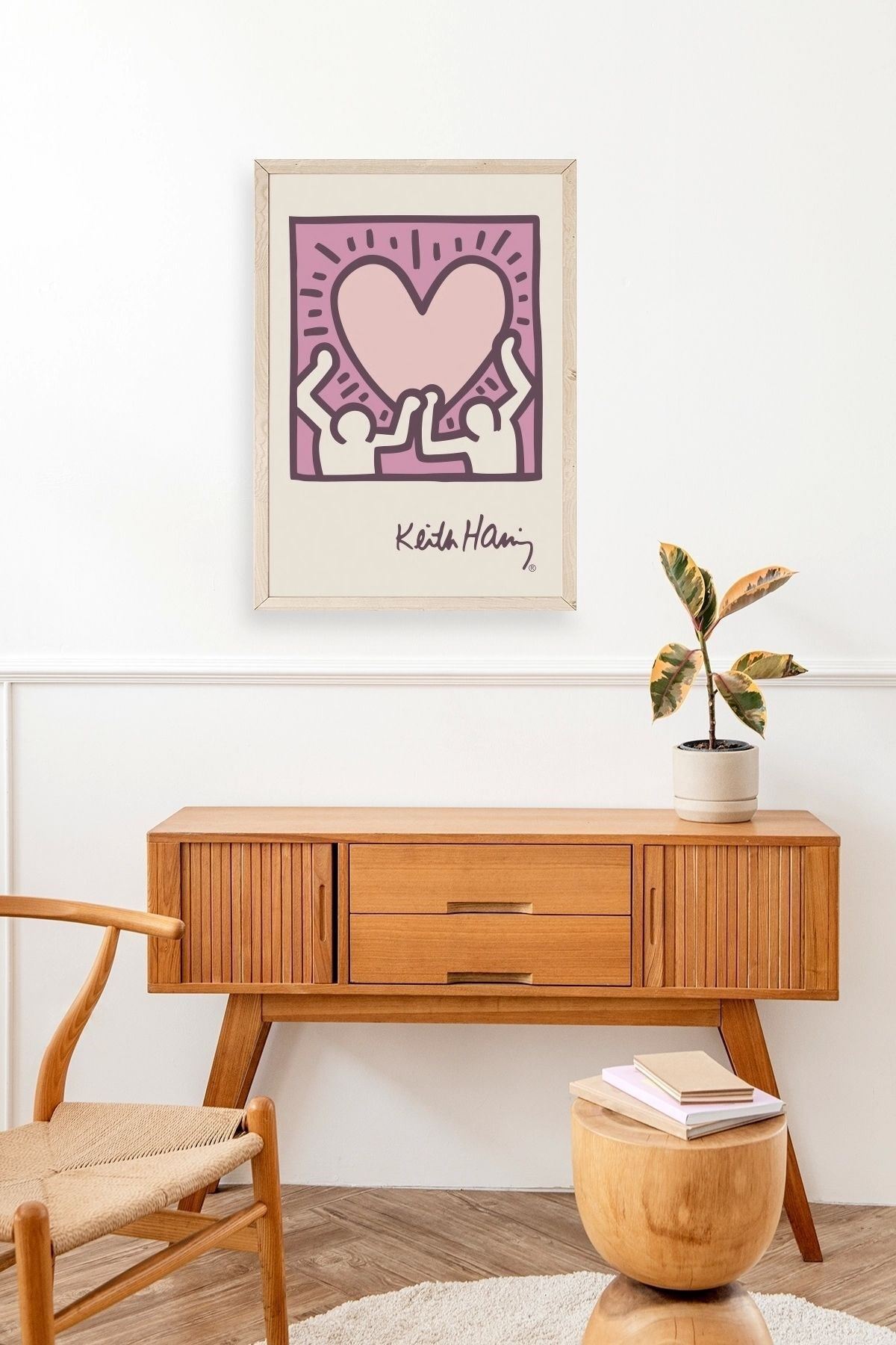 Keith H. Ahşap Çerçeveli Tablo 30 x 42