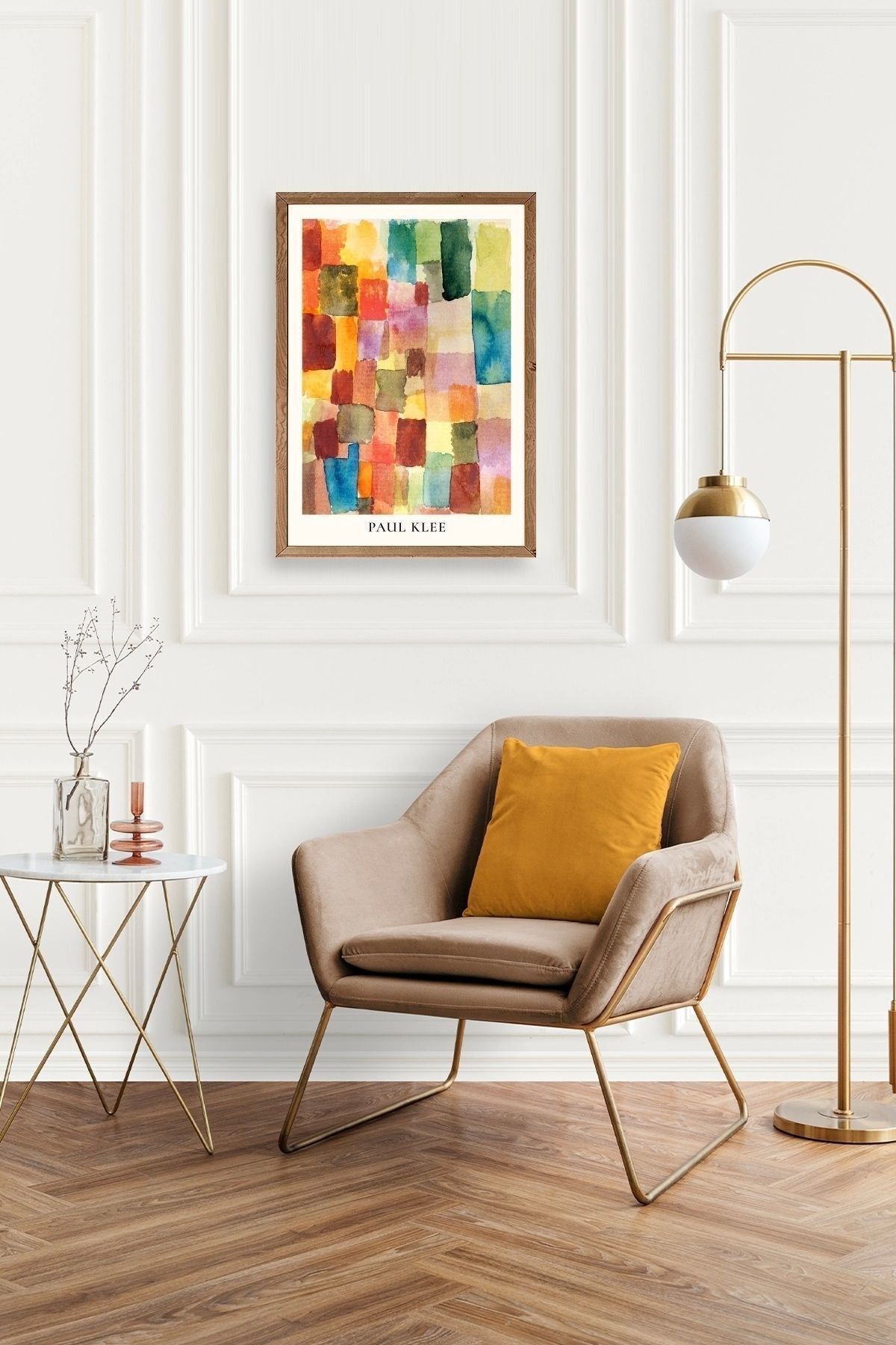 Paul Klee Ahşap Çerçeveli Tablo 50 x 70