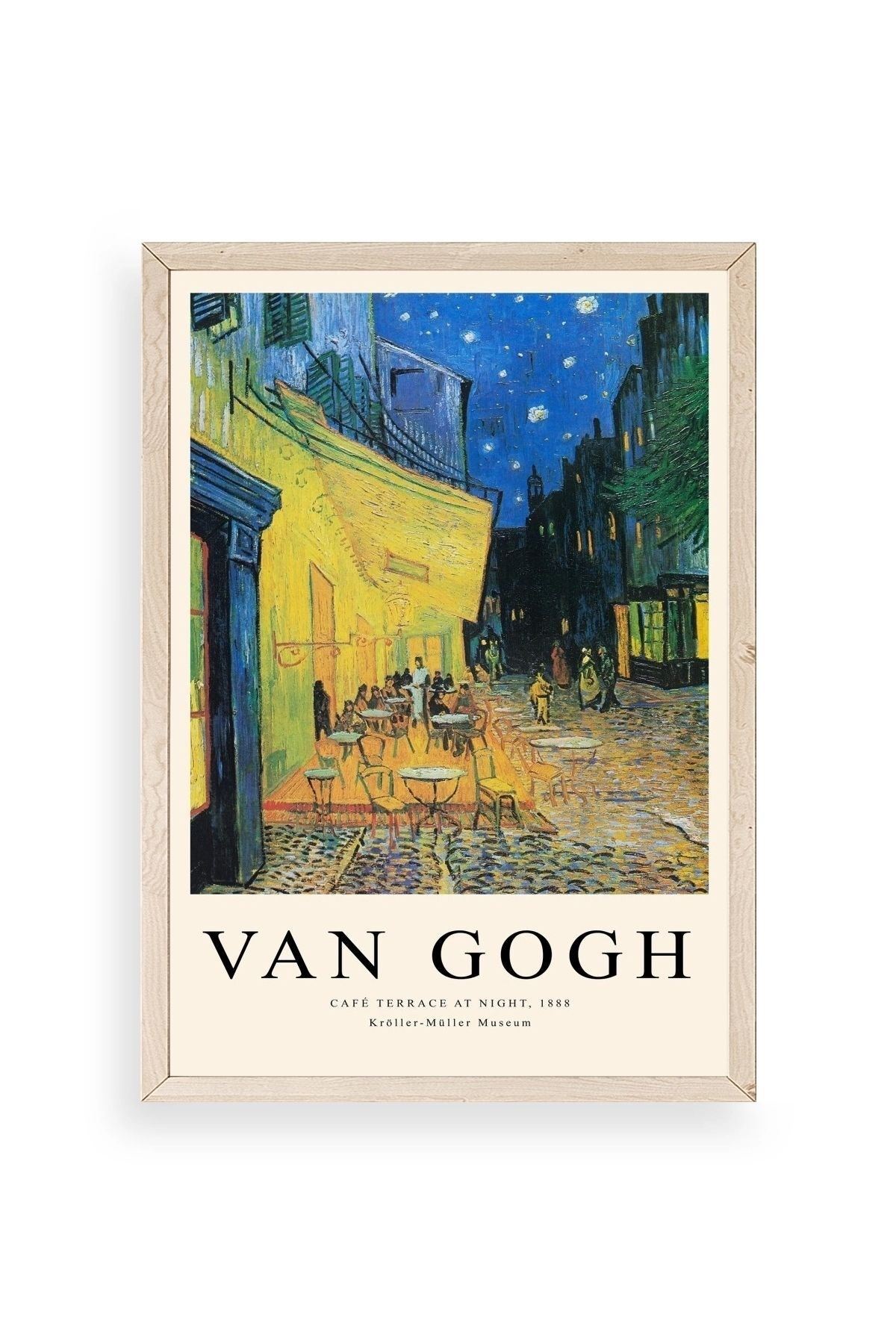 Van Gogh Ahşap Çerçeveli Tablo 50 x 70