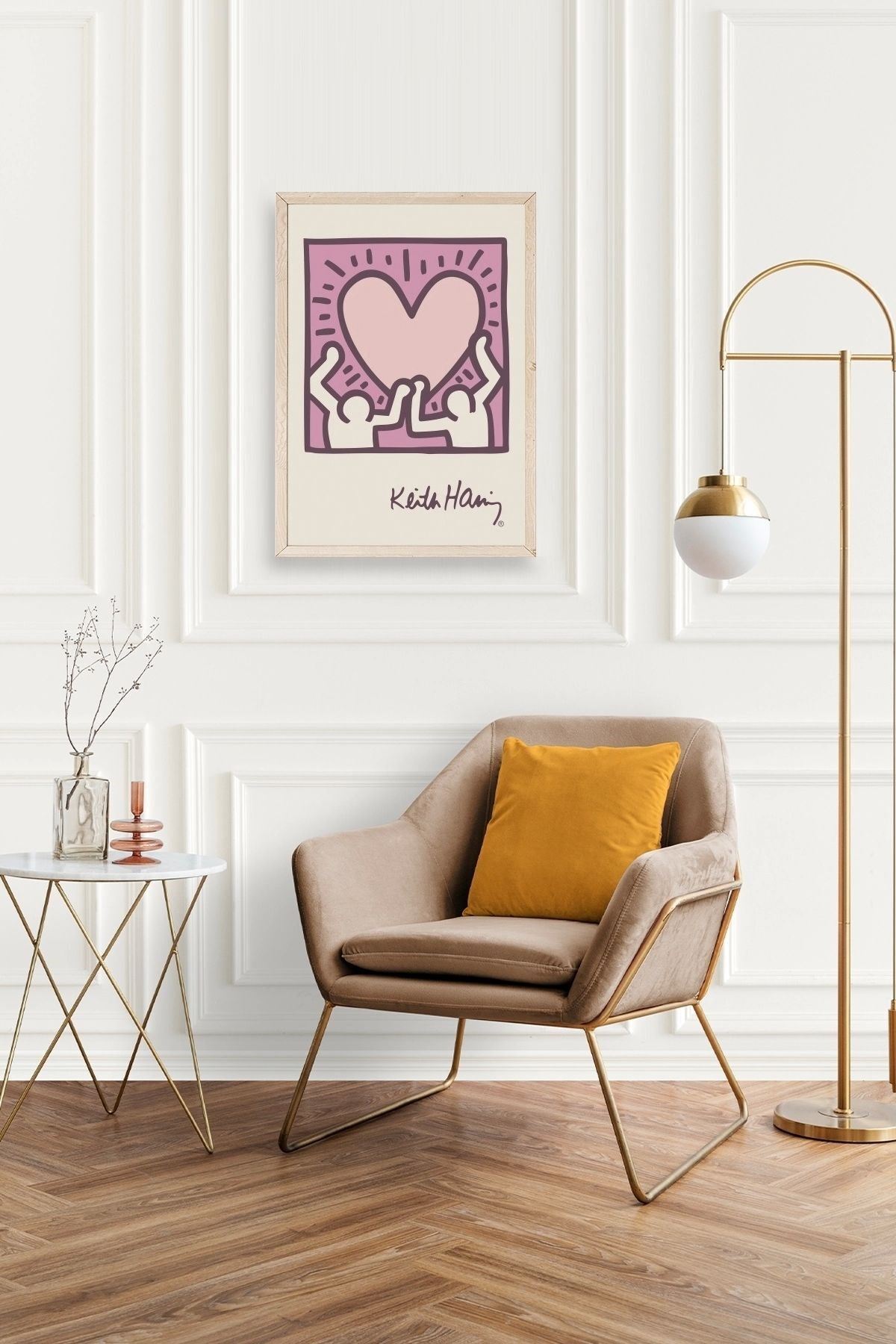 Keith H. Ahşap Çerçeveli Tablo 23 x 30