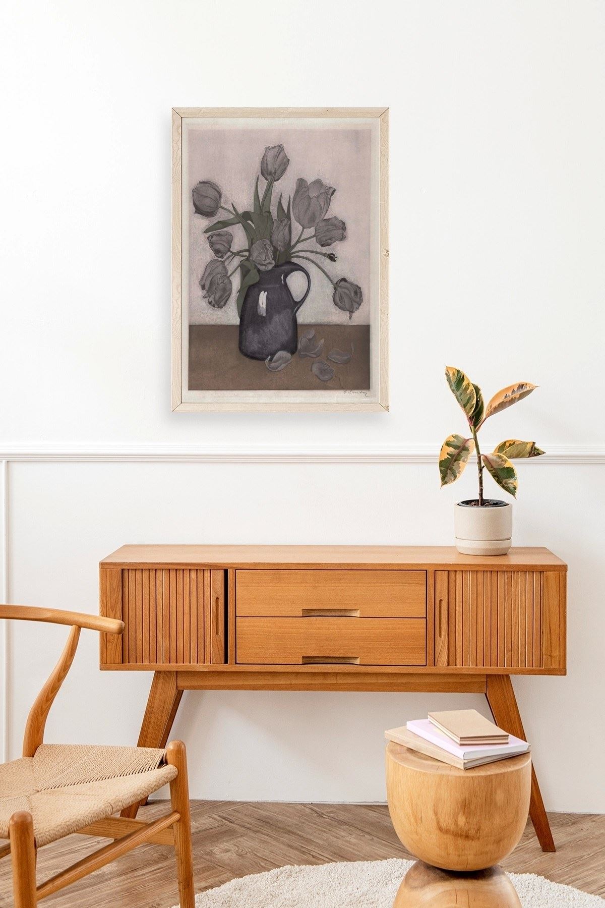 Everbag Ahşap Çerçeveli Tablo 17 x 23