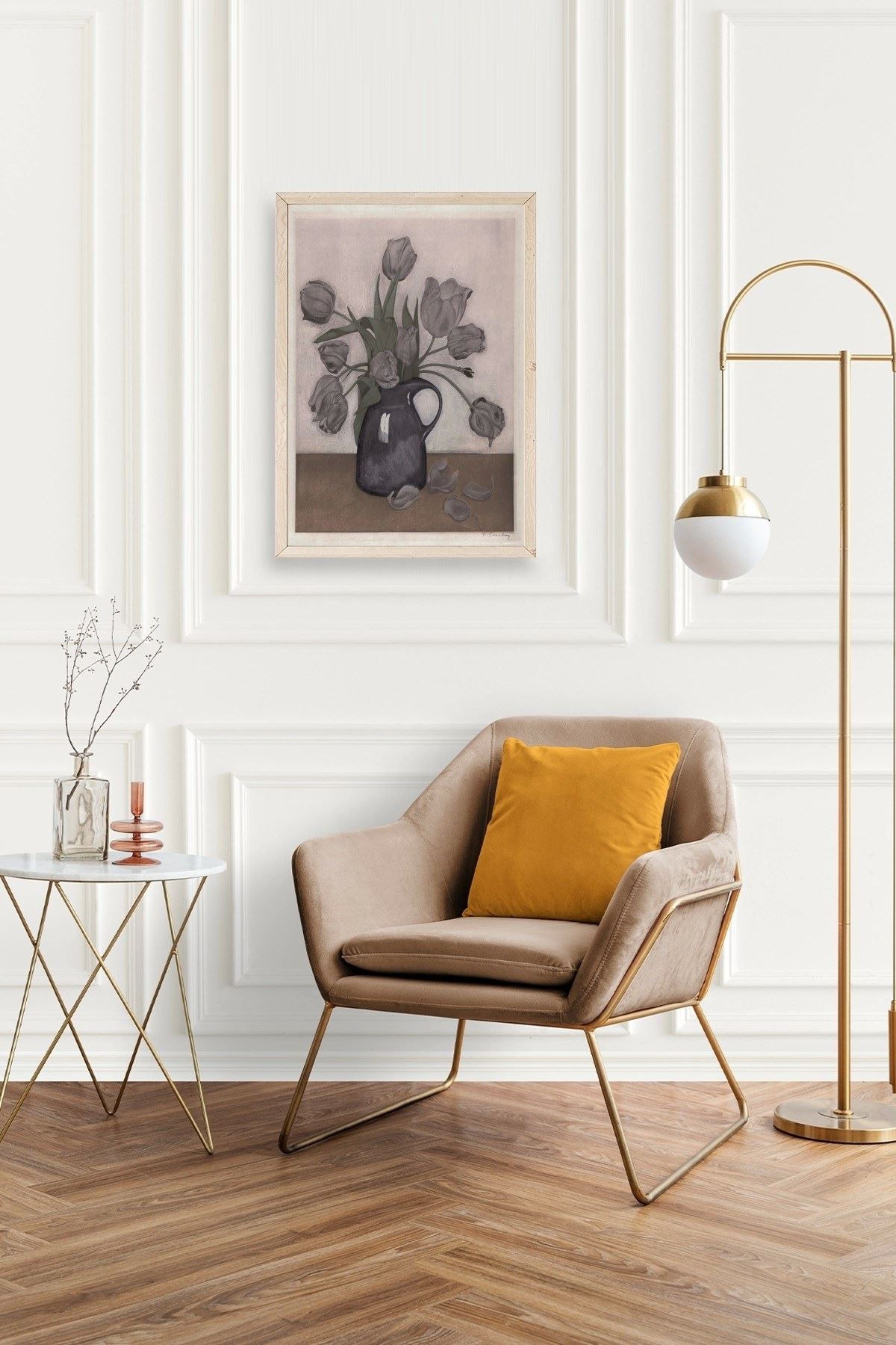 Everbag Ahşap Çerçeveli Tablo 30 x 42