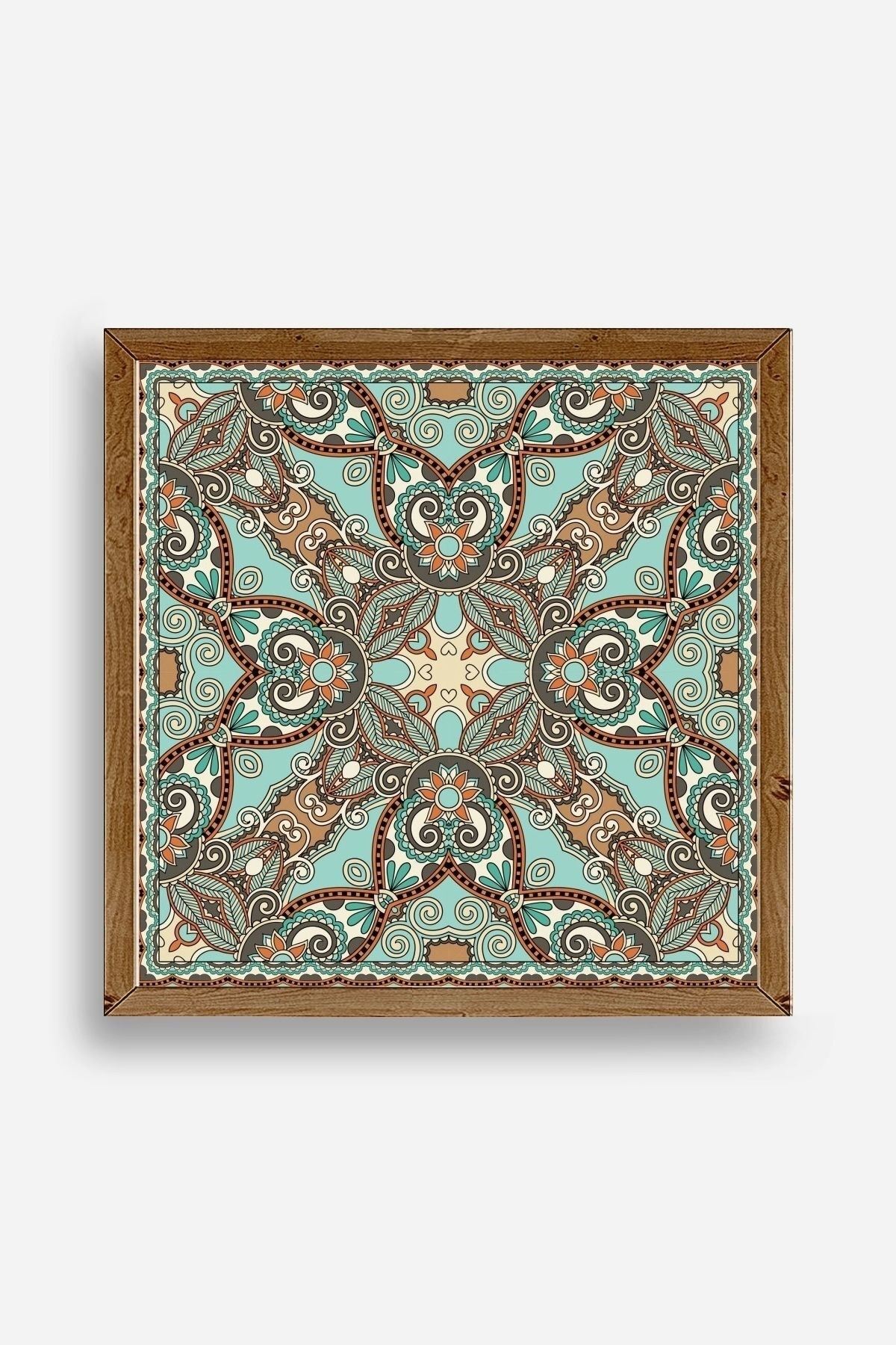 Motif Ahşap Çerçeveli Tablo 23 x 23