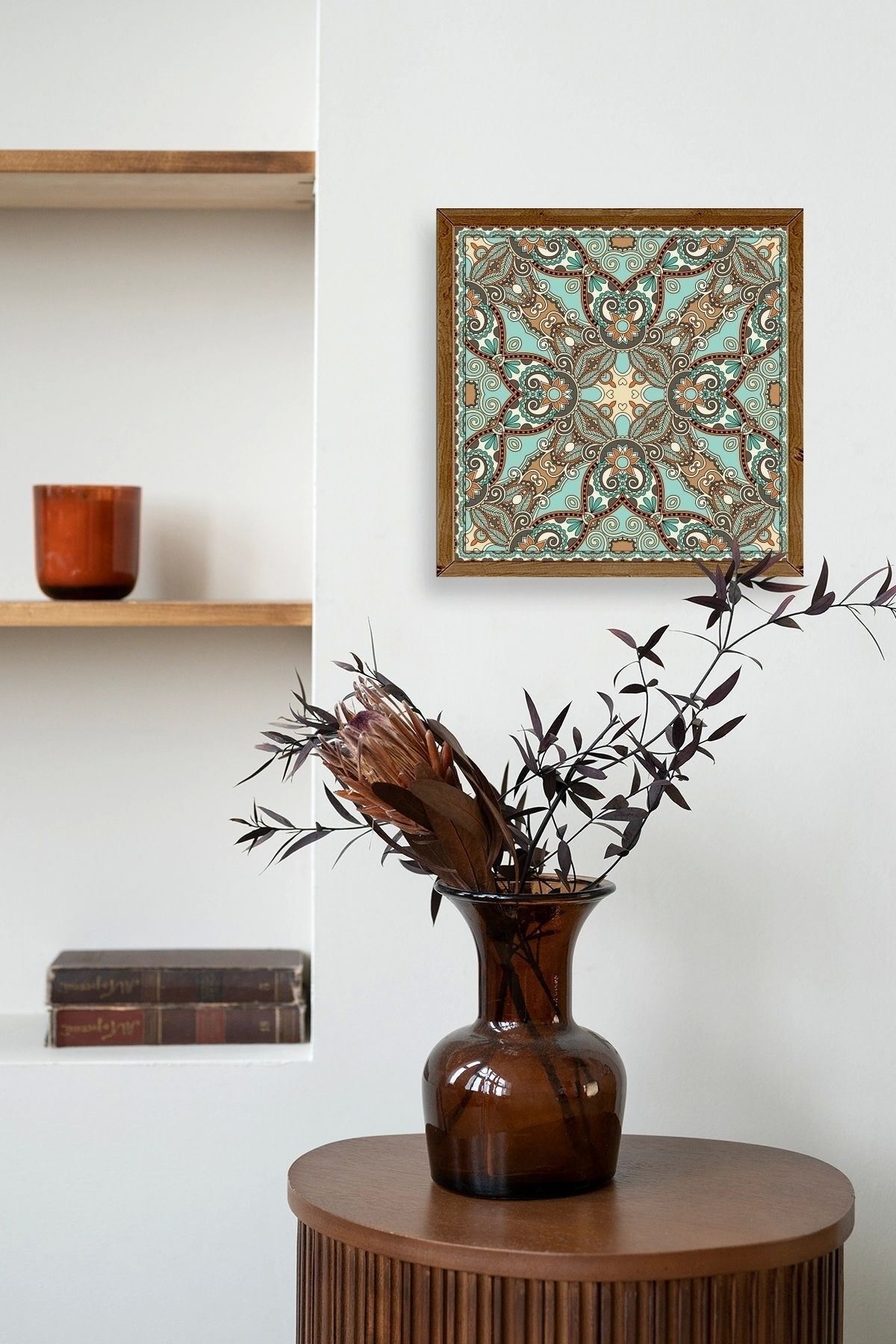 Motif Ahşap Çerçeveli Tablo 23 x 23