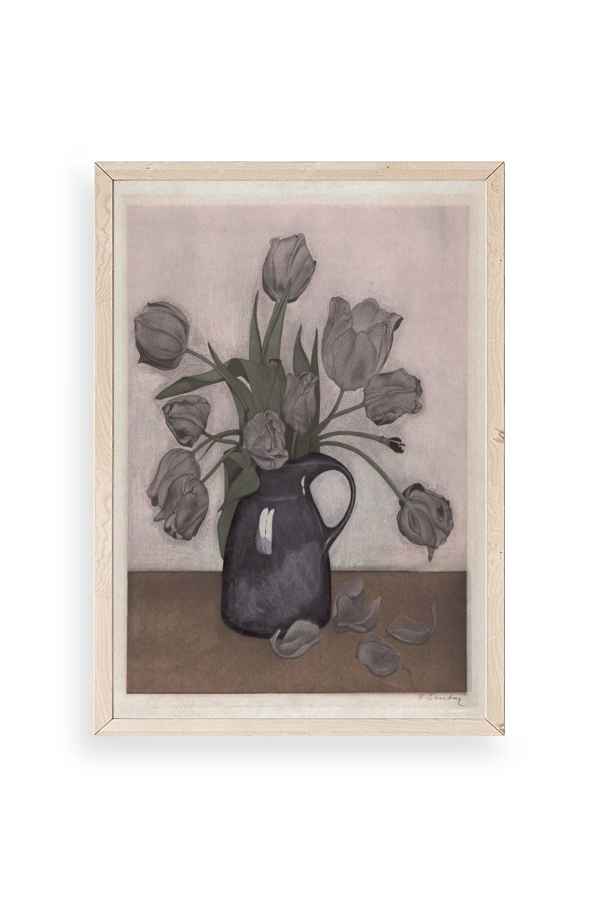 Everbag Ahşap Çerçeveli Tablo 23 x 30