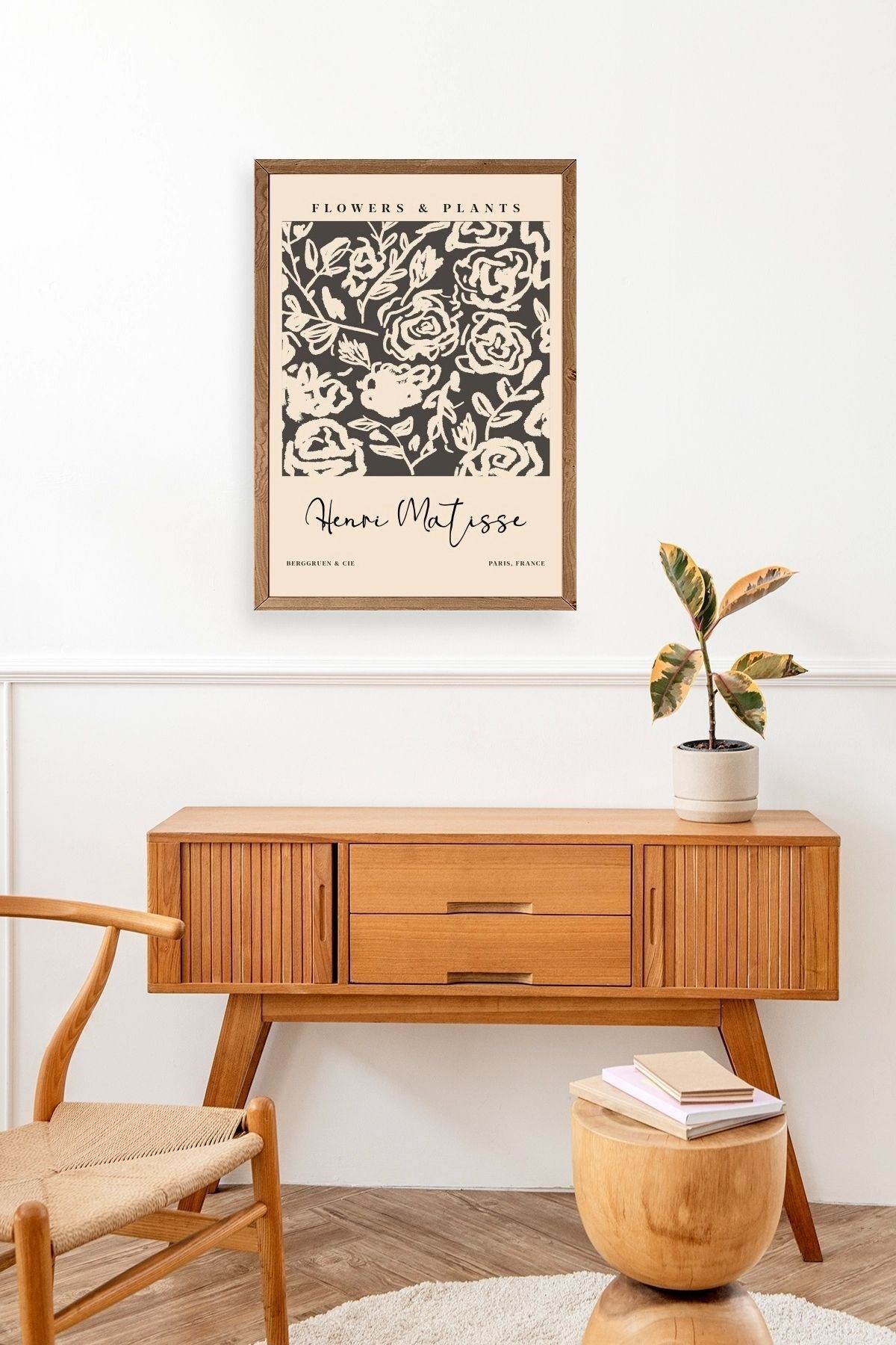 Henri Matisse Ahşap Çerçeveli Tablo 50 x 70