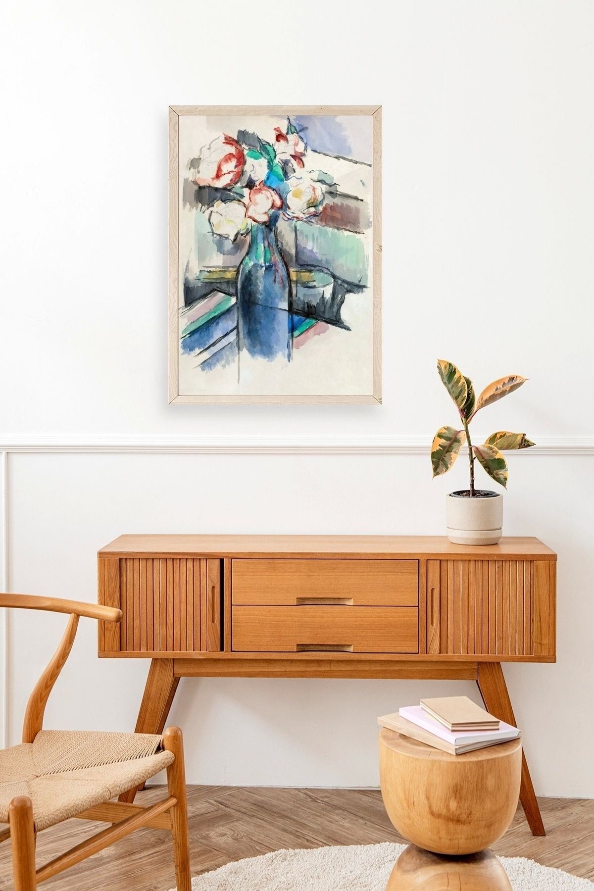 Paul Cézanne Ahşap Çerçeveli Tablo 30 x 42