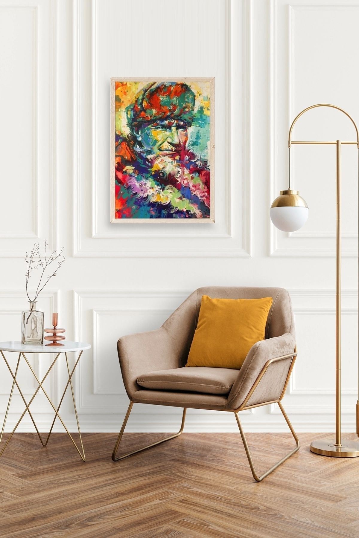 Atatürk Ahşap Çerçeveli Tablo 50 x 70