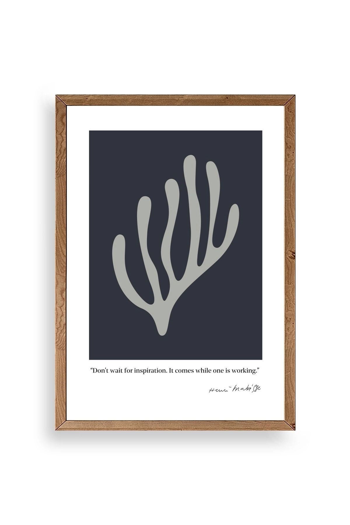 Henri Matisse Ahşap Çerçeveli Tablo 17 x 23