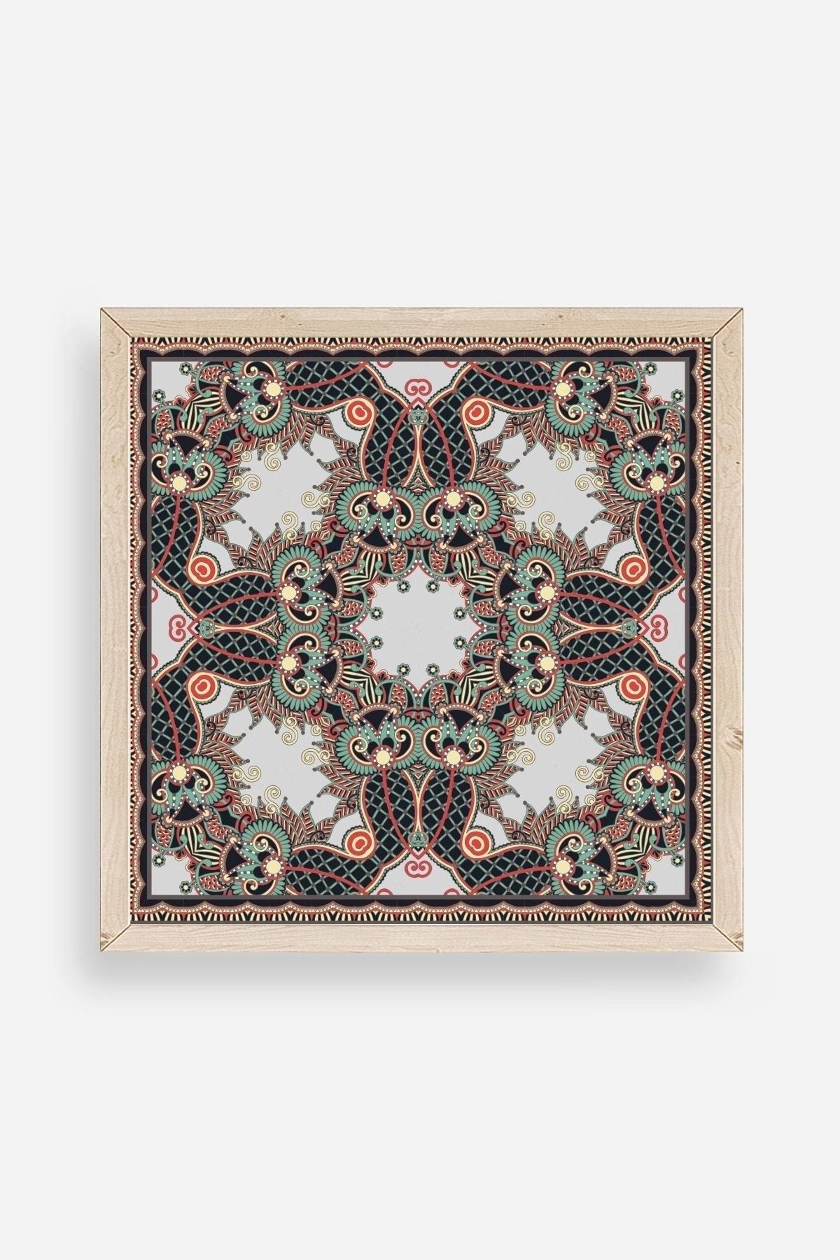 Motif Ahşap Çerçeveli Tablo 50 x 50