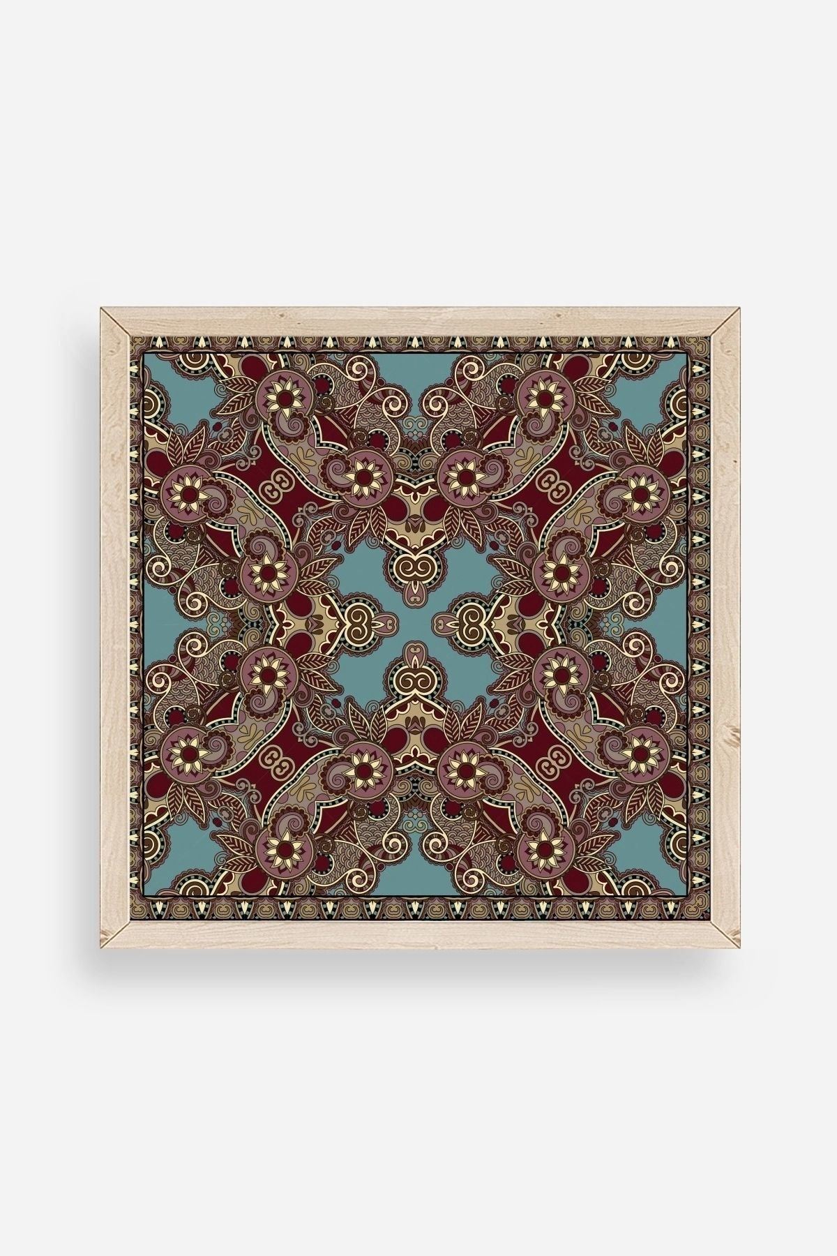 Desen Ahşap Çerçeveli Tablo 23 x 23