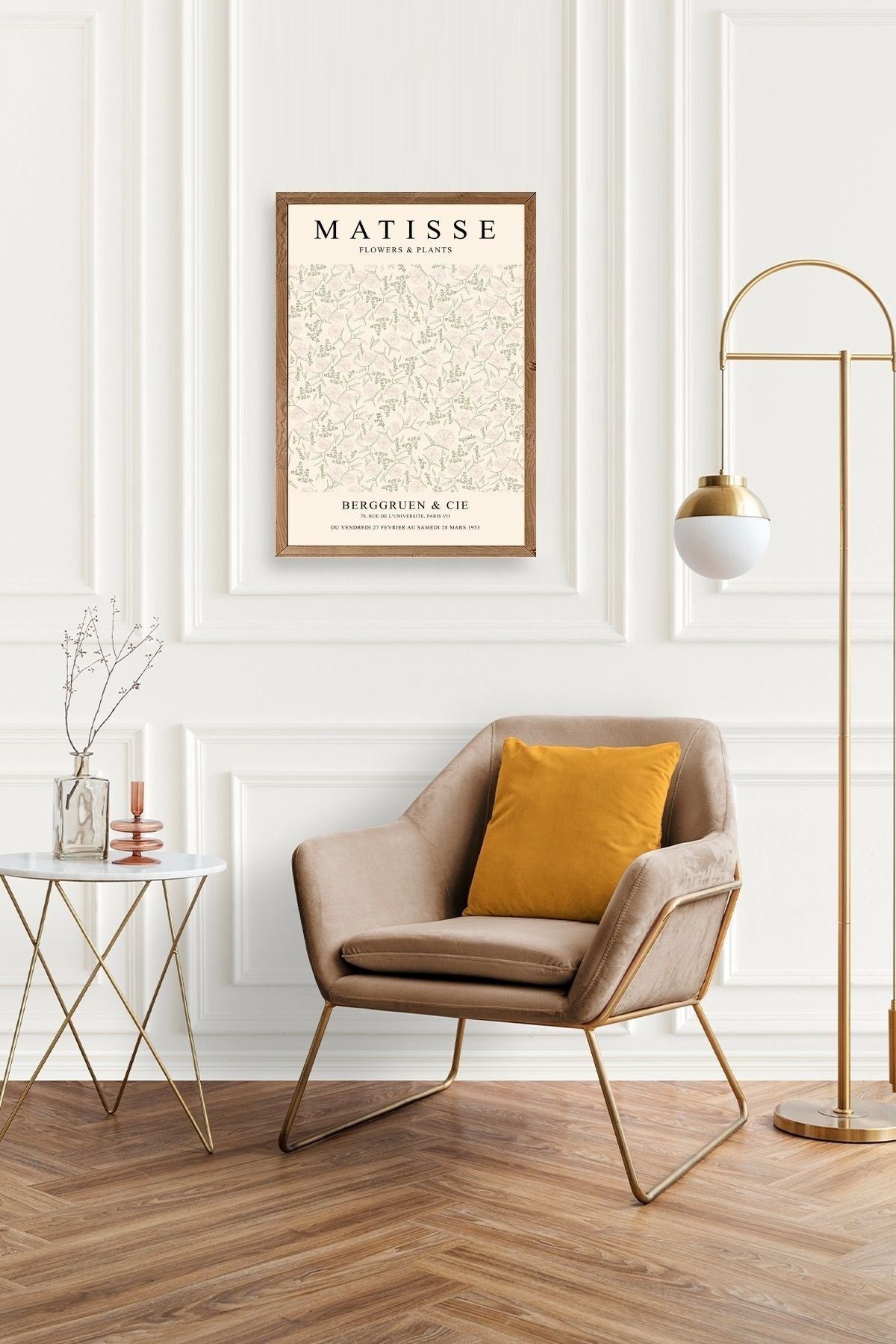 Matisse Ahşap Çerçeveli Tablo 17 x 23