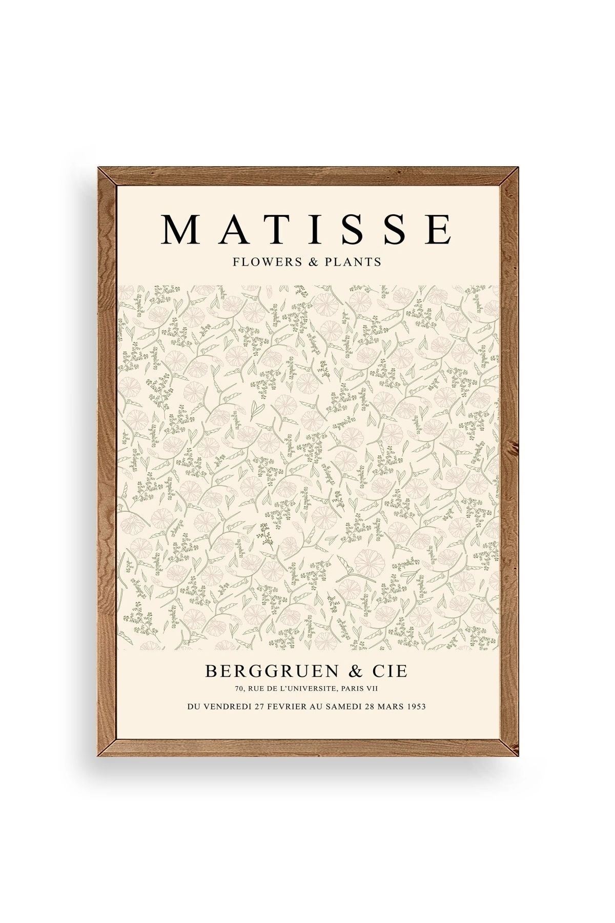 Matisse Ahşap Çerçeveli Tablo 30 x 42