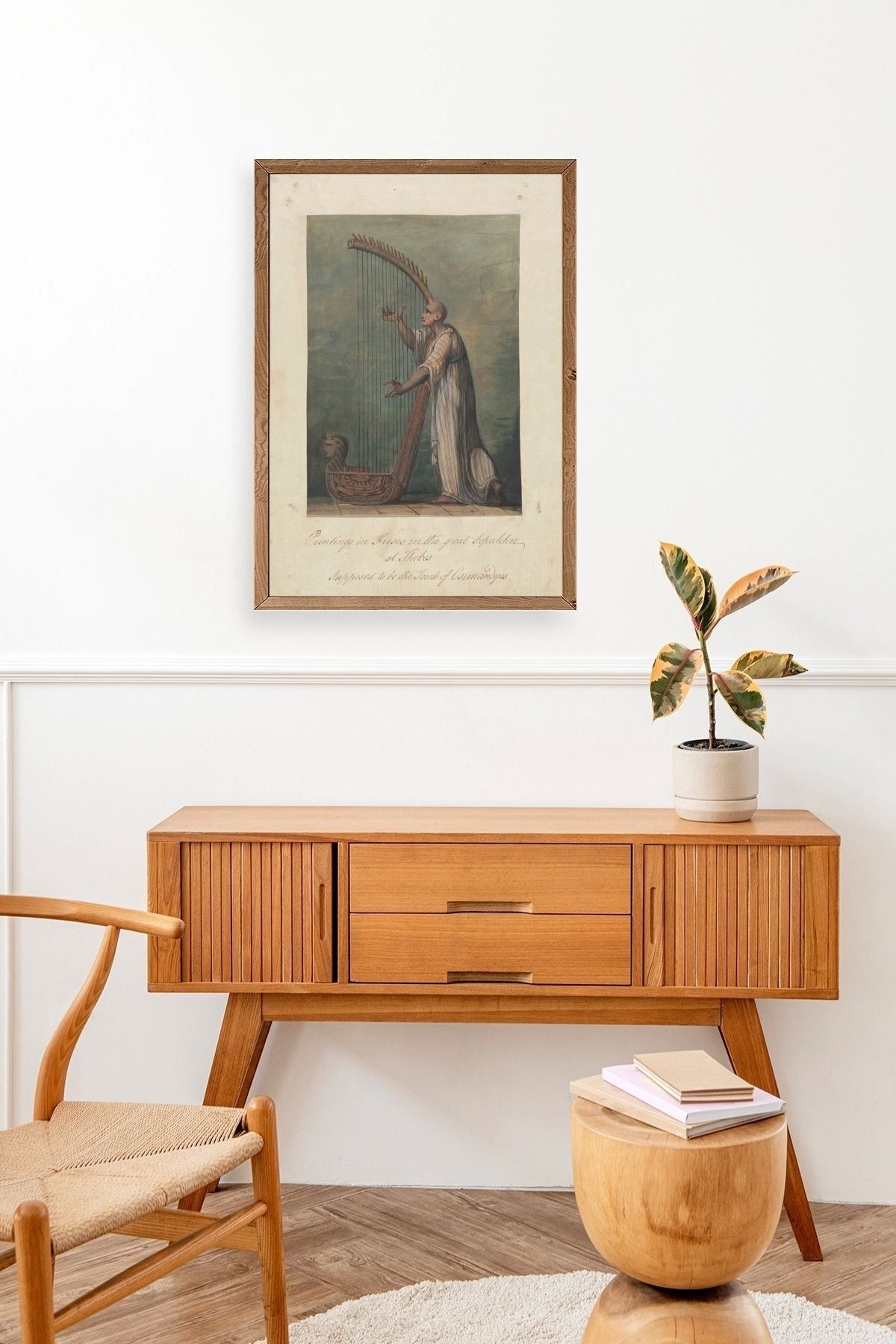 James Bruce Ahşap Çerçeveli Tablo 17 x 23