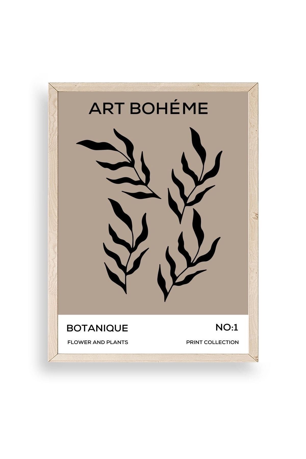 Art Boheme Ahşap Çerçeveli Tablo 30 x 42