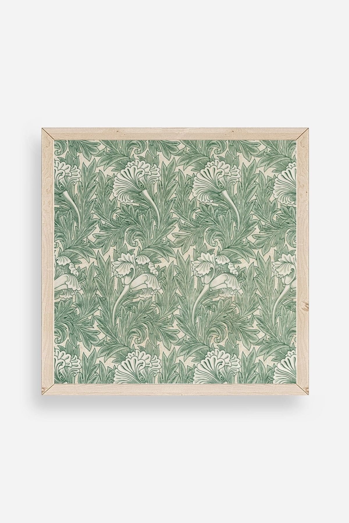 Çiçek Ahşap Çerçeveli Tablo 23 x 23