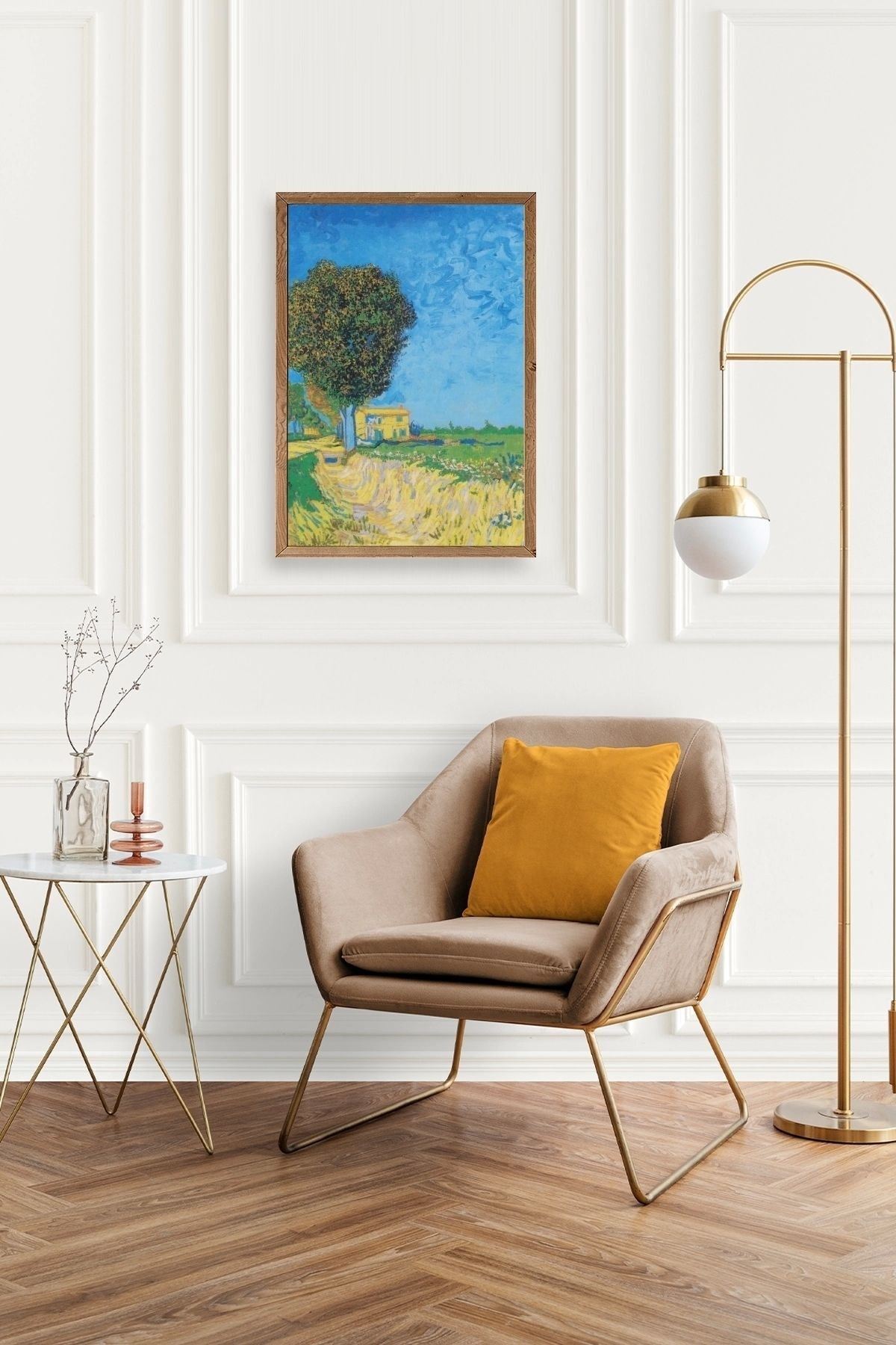 Lane Near Ahşap Çerçeveli Tablo 17 x 23