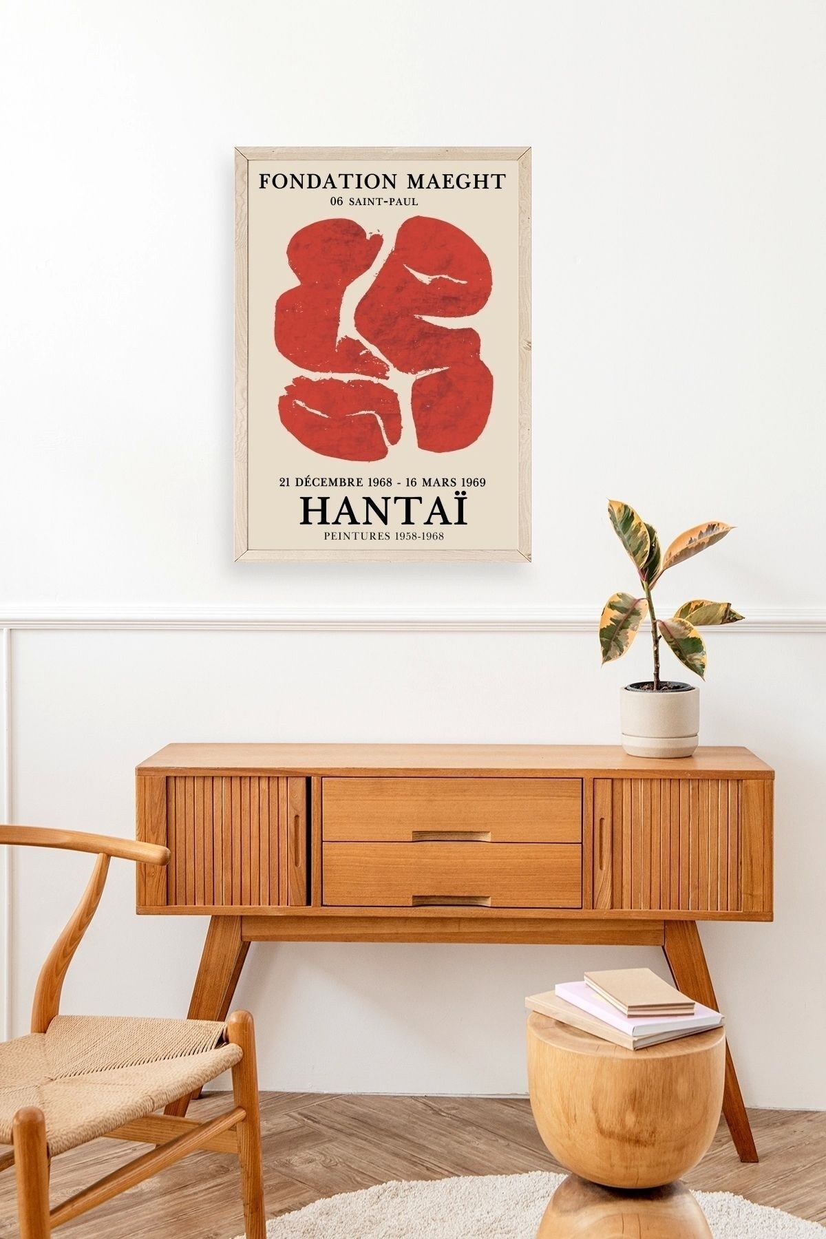 Hantai Ahşap Çerçeveli Tablo 23 x 30