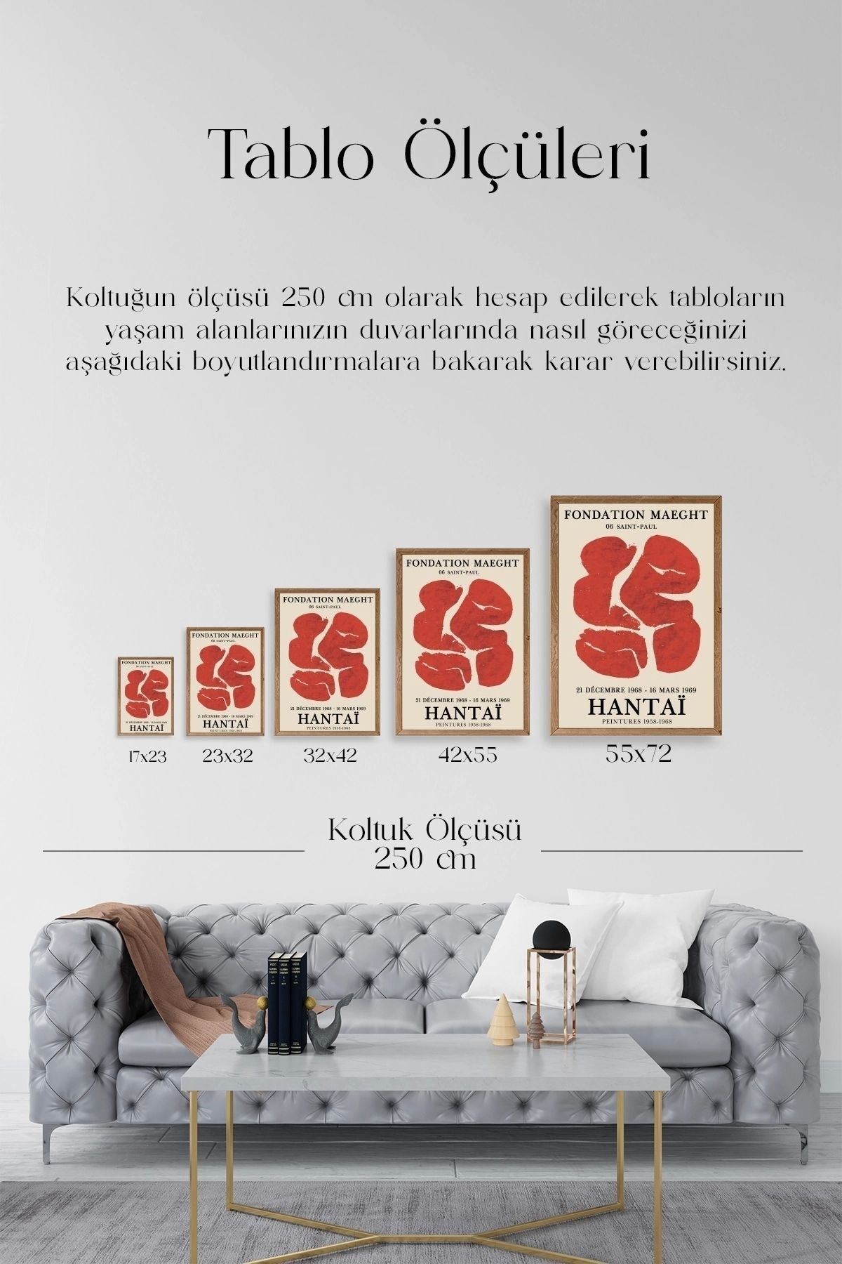 Hantai Ahşap Çerçeveli Tablo 23 x 30