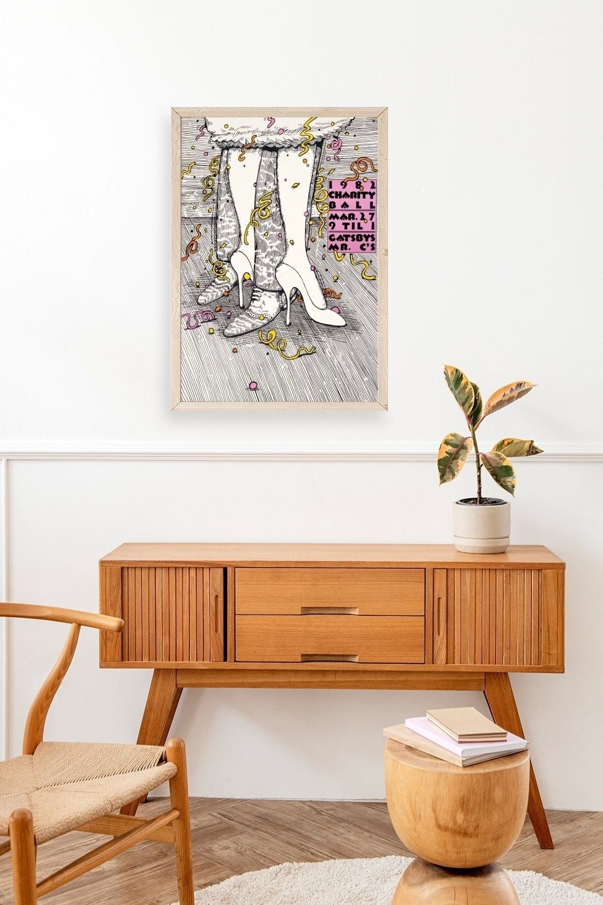 Gastby's Ahşap Çerçeveli Tablo 23 x 30