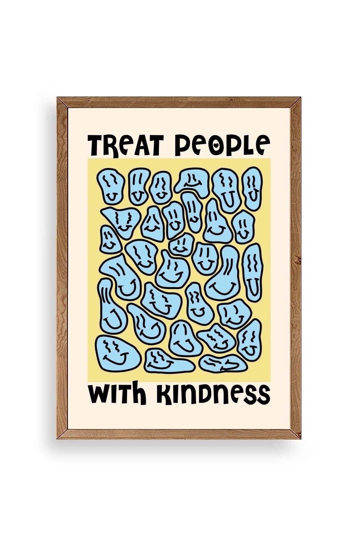 Motto Ahşap Çerçeveli Tablo 23 x 30