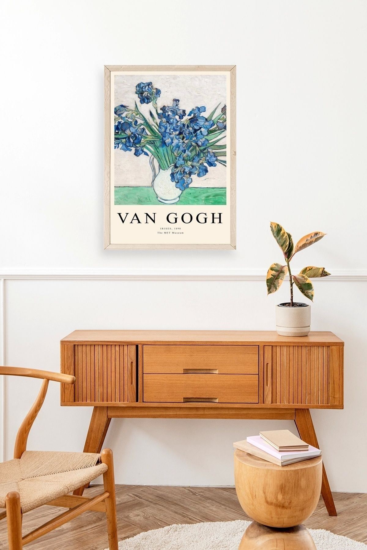 Van Gogh Ahşap Çerçeveli Tablo 50 x 70