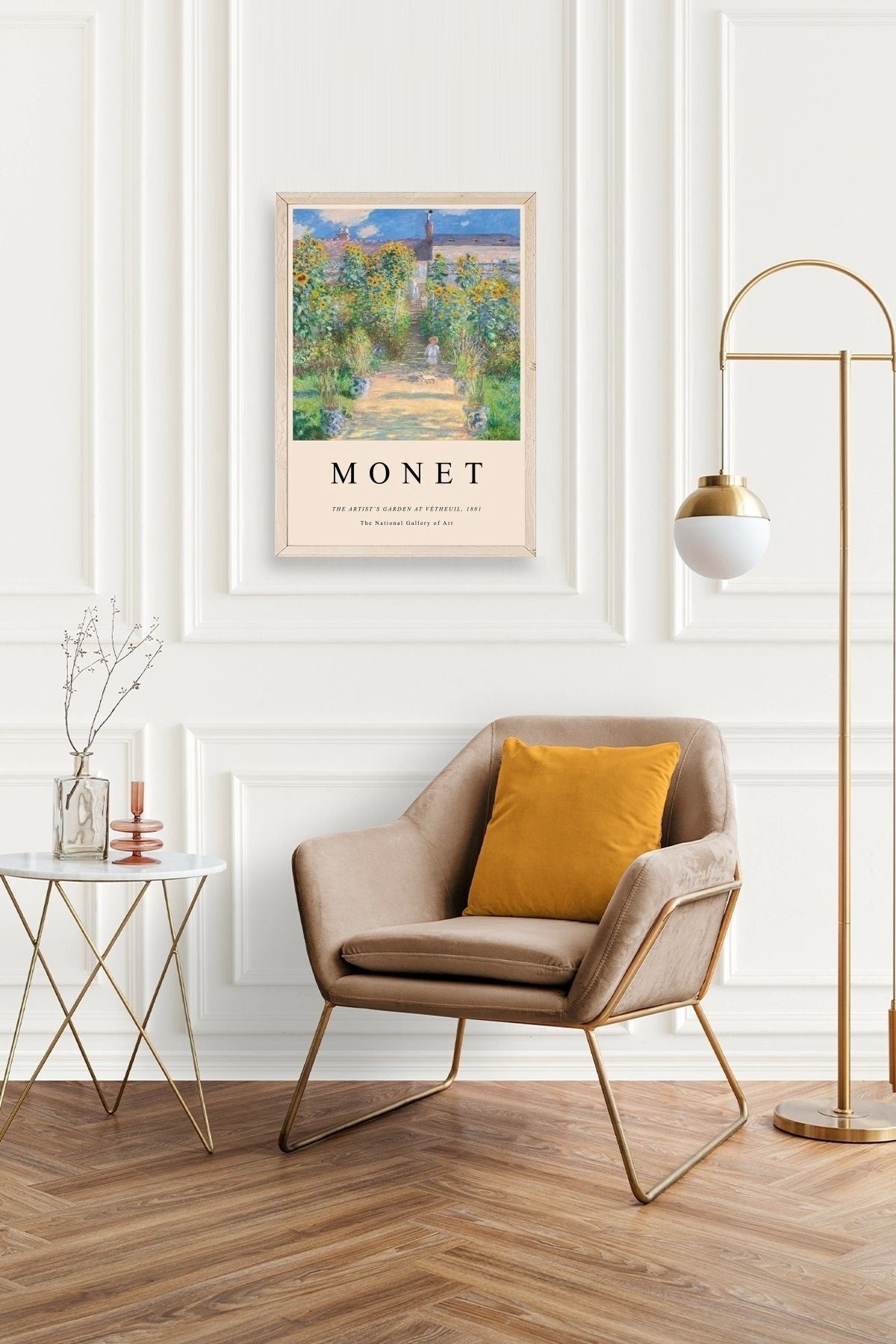 Monet Ahşap Çerçeveli Tablo 23 x 30