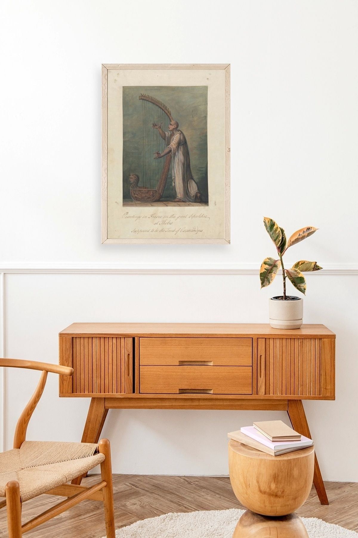 James Bruce Ahşap Çerçeveli Tablo 30 x 42