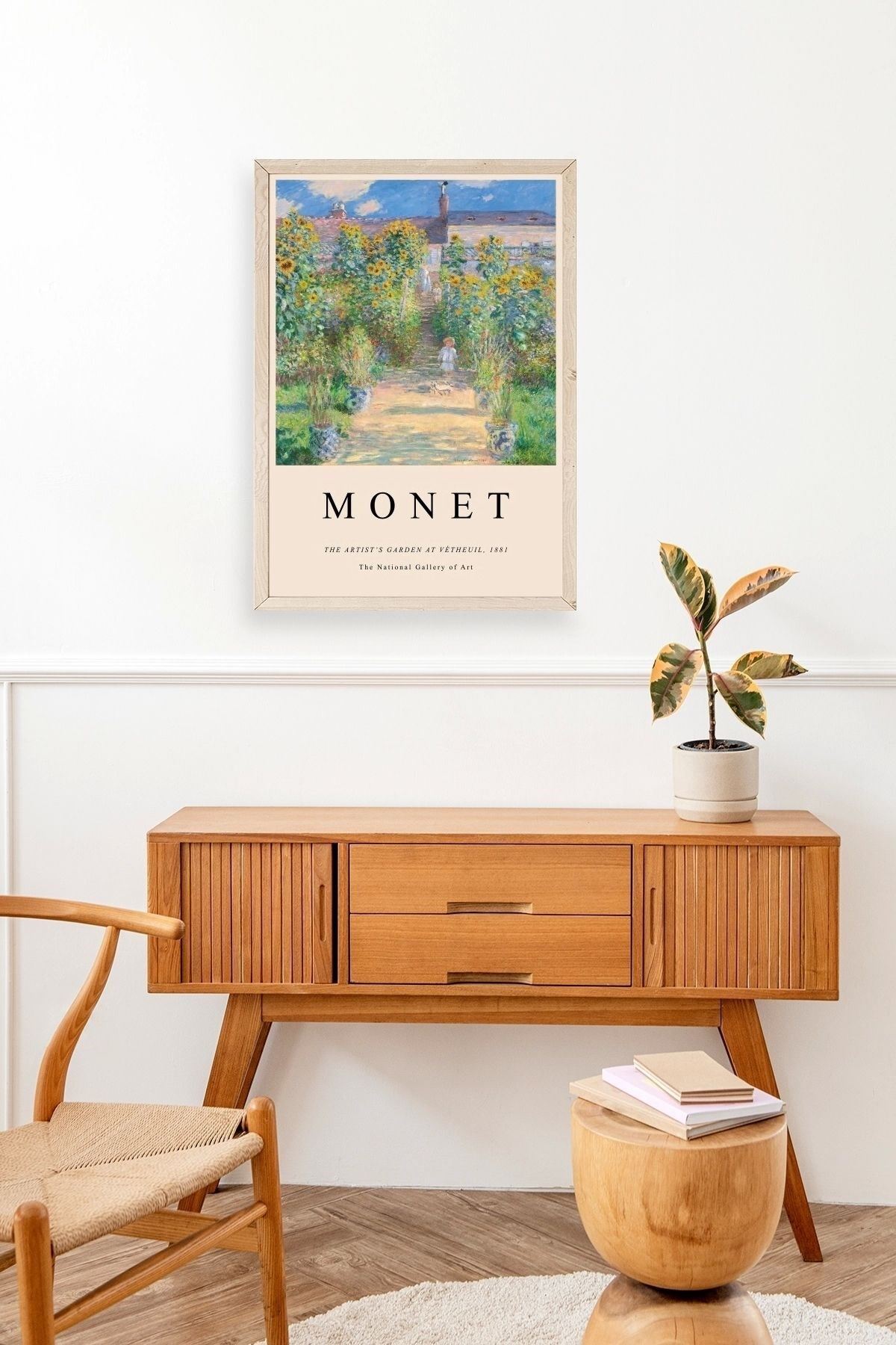 Monet Ahşap Çerçeveli Tablo 23 x 30