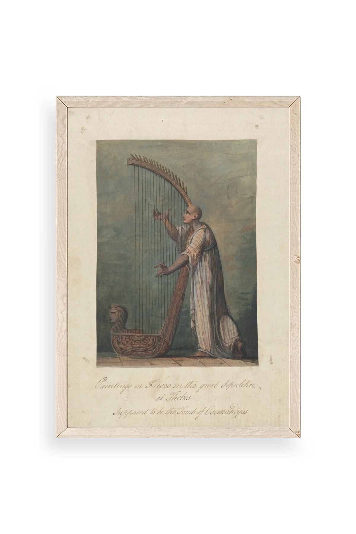 James Bruce Ahşap Çerçeveli Tablo 50 x 70