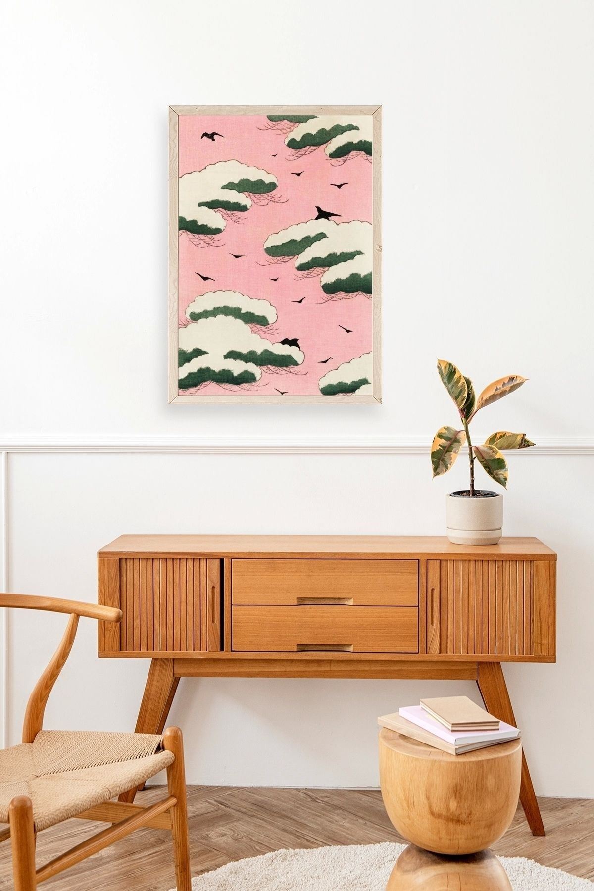 Bitjutsi Sekai Ahşap Çerçeveli Tablo 17 x 23