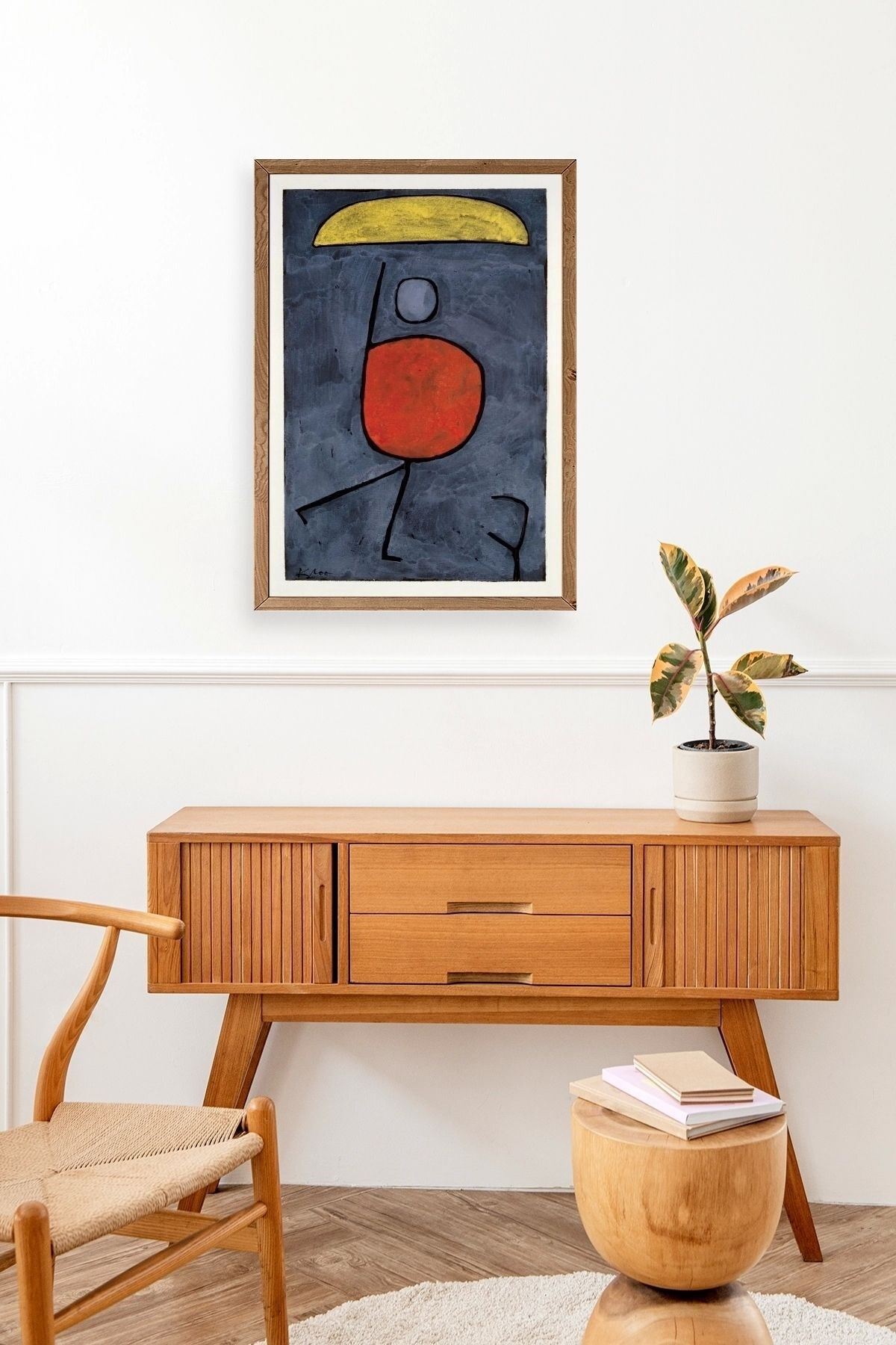 Paul Klee Ahşap Çerçeveli Tablo 23 x 30