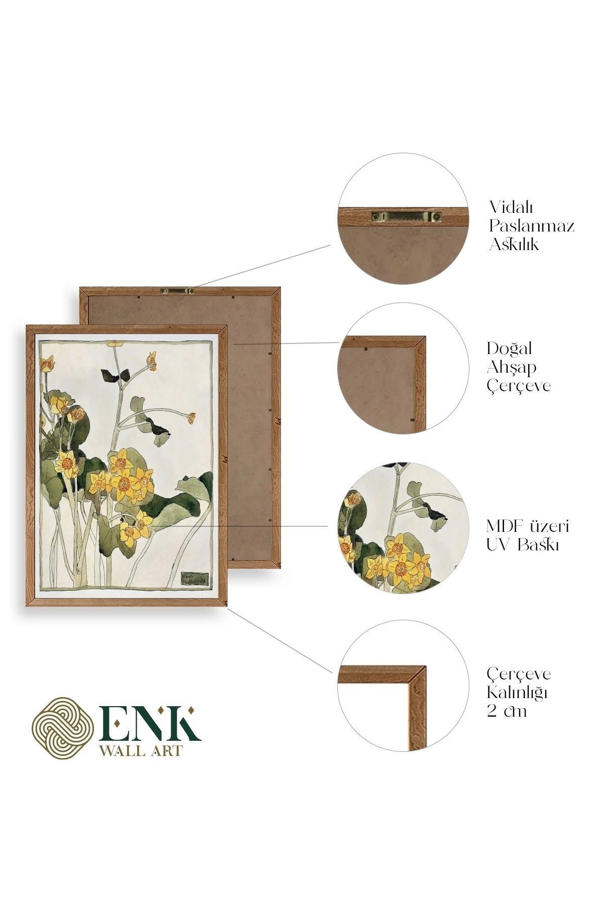 El Greco Ahşap Çerçeveli Tablo 17 x 23