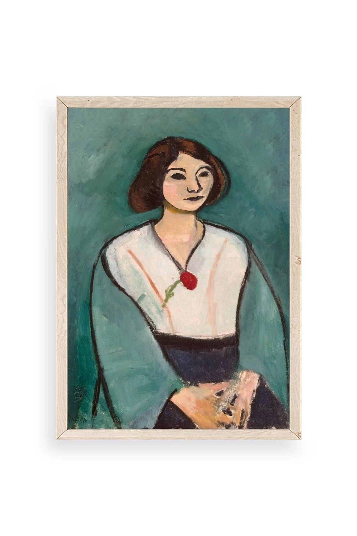 Picasso Ahşap Çerçeveli Tablo 50 x 70