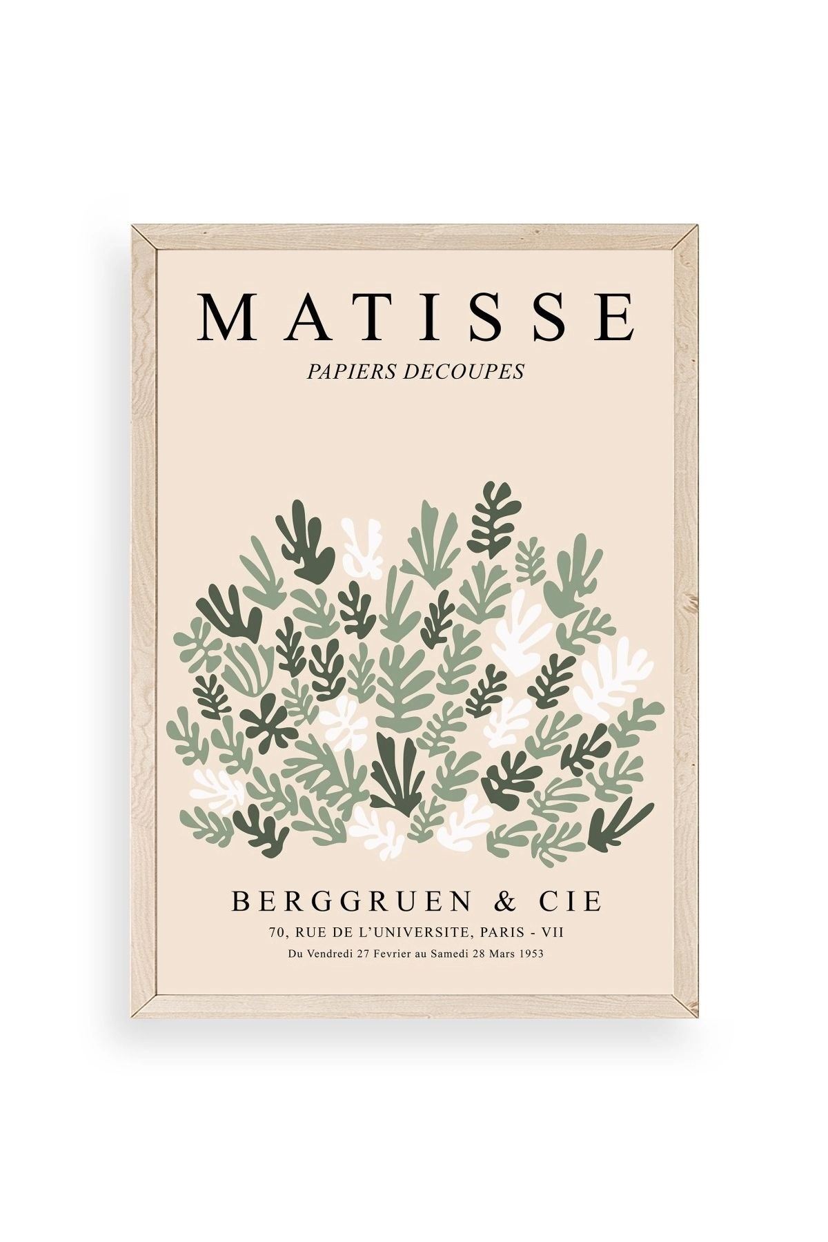 Matisse Ahşap Çerçeveli Tablo 23 x 30