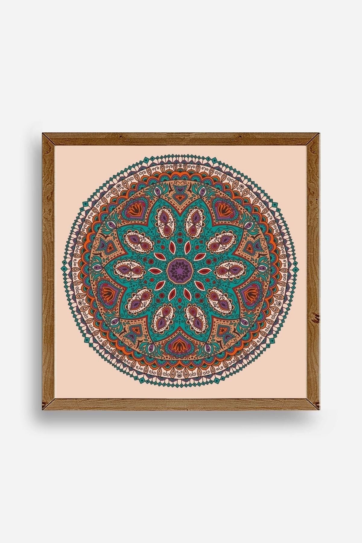 Motif Ahşap Çerçeveli Tablo 42 x 42