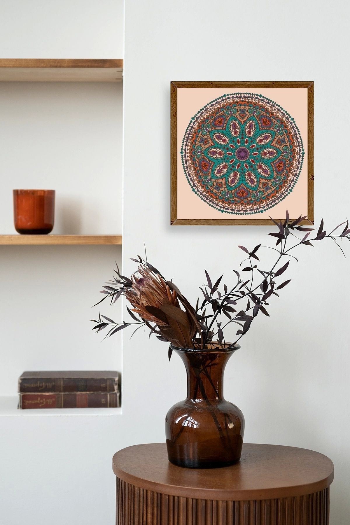 Motif Ahşap Çerçeveli Tablo 23 x 23