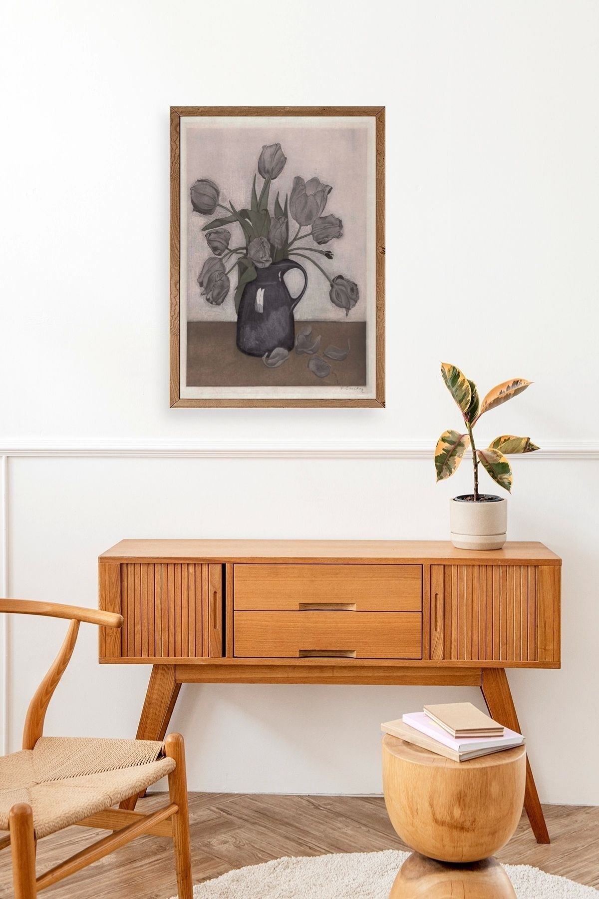 Everbag Ahşap Çerçeveli Tablo 23 x 30