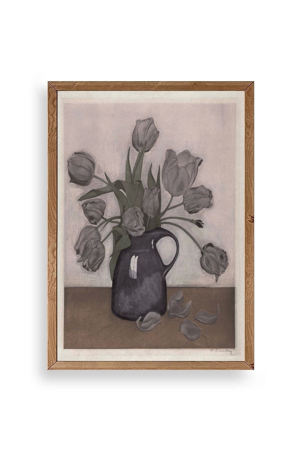 Everbag Ahşap Çerçeveli Tablo 17 x 23