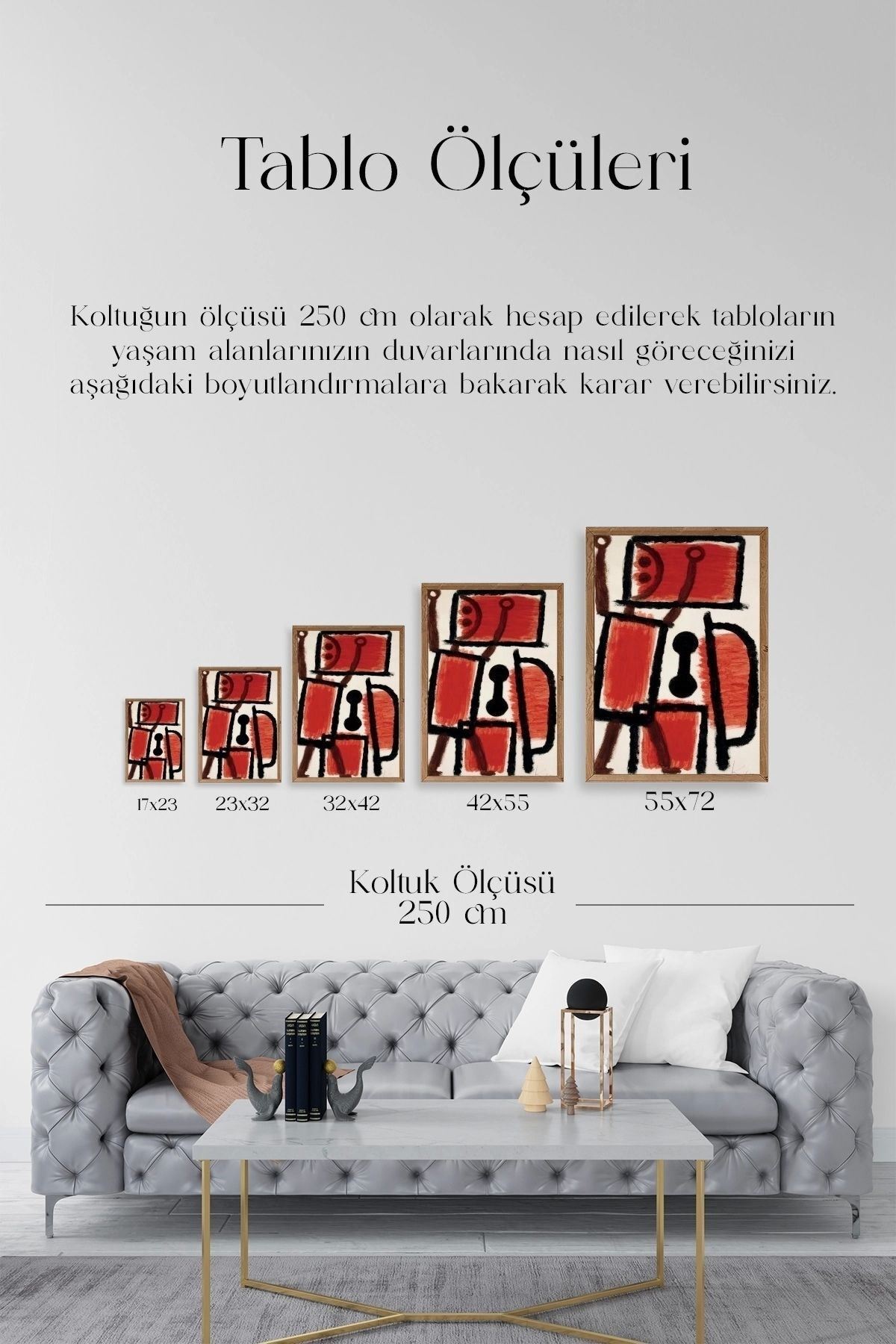 Paul Klee Ahşap Çerçeveli Tablo 17 x 23