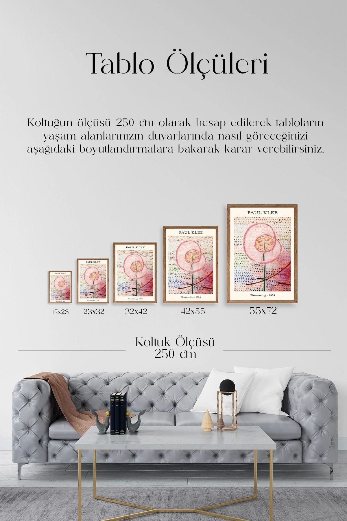 Paul Klee Ahşap Çerçeveli Tablo 50 x 70