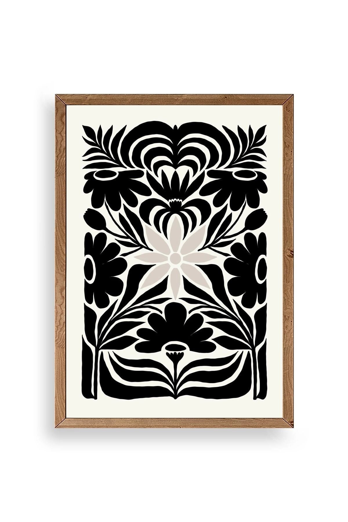 Desen Ahşap Çerçeveli Tablo 17 x 23