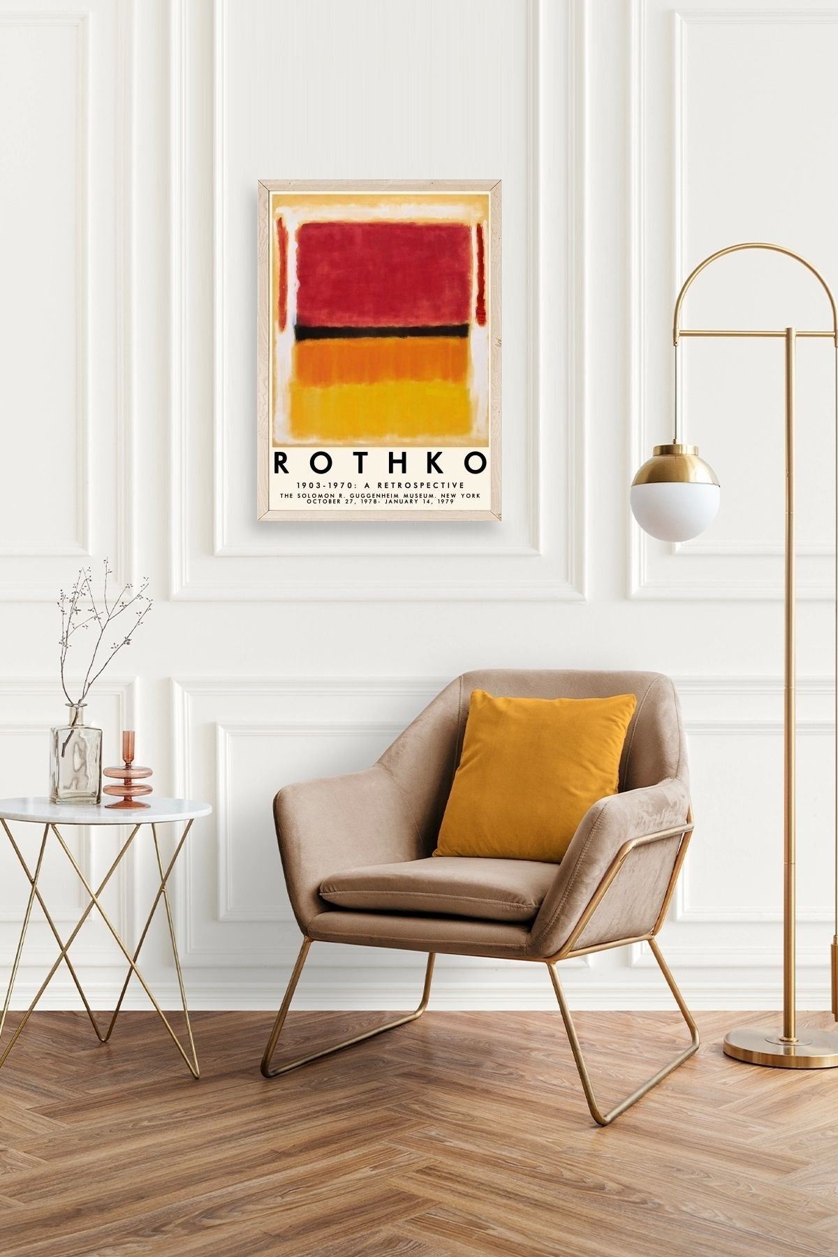 Rothko Ahşap Çerçeveli Tablo 30 x 42