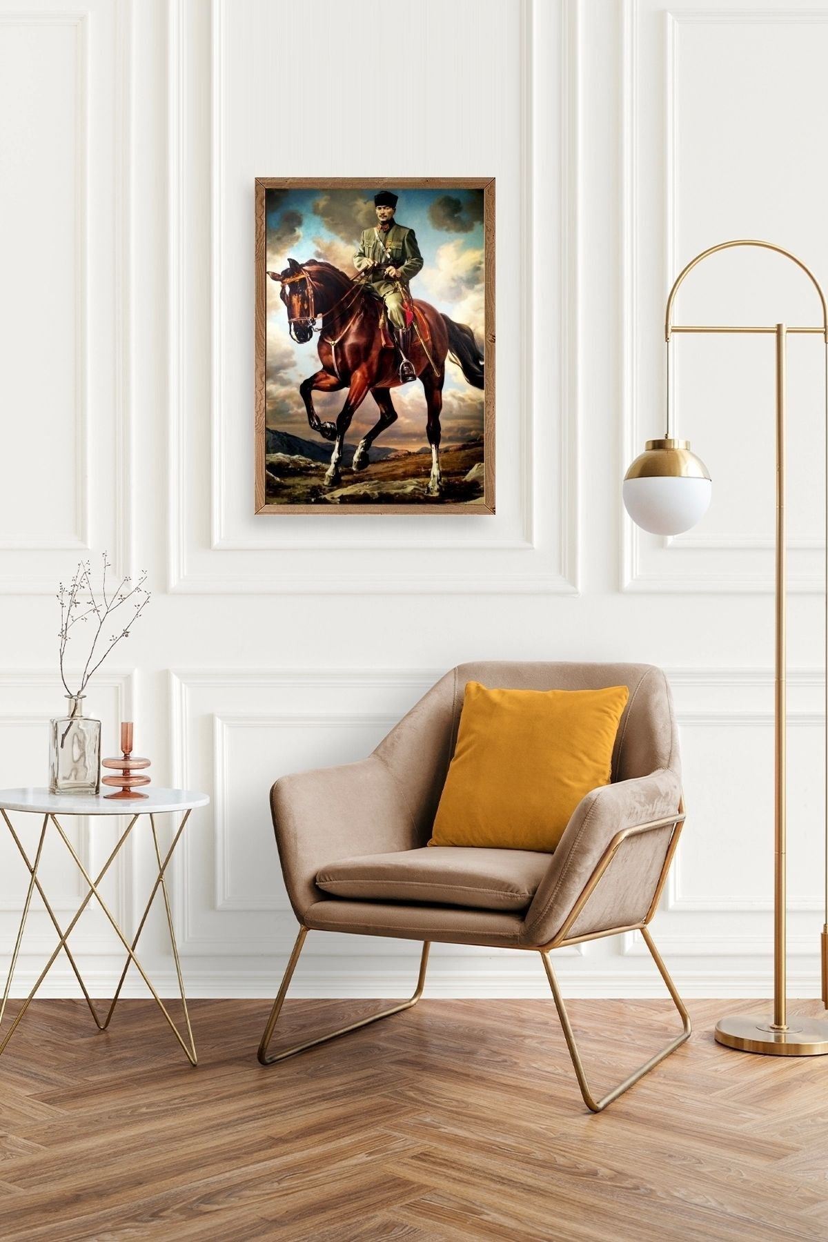 Atatürk Ahşap Çerçeveli Tablo 23 x 30