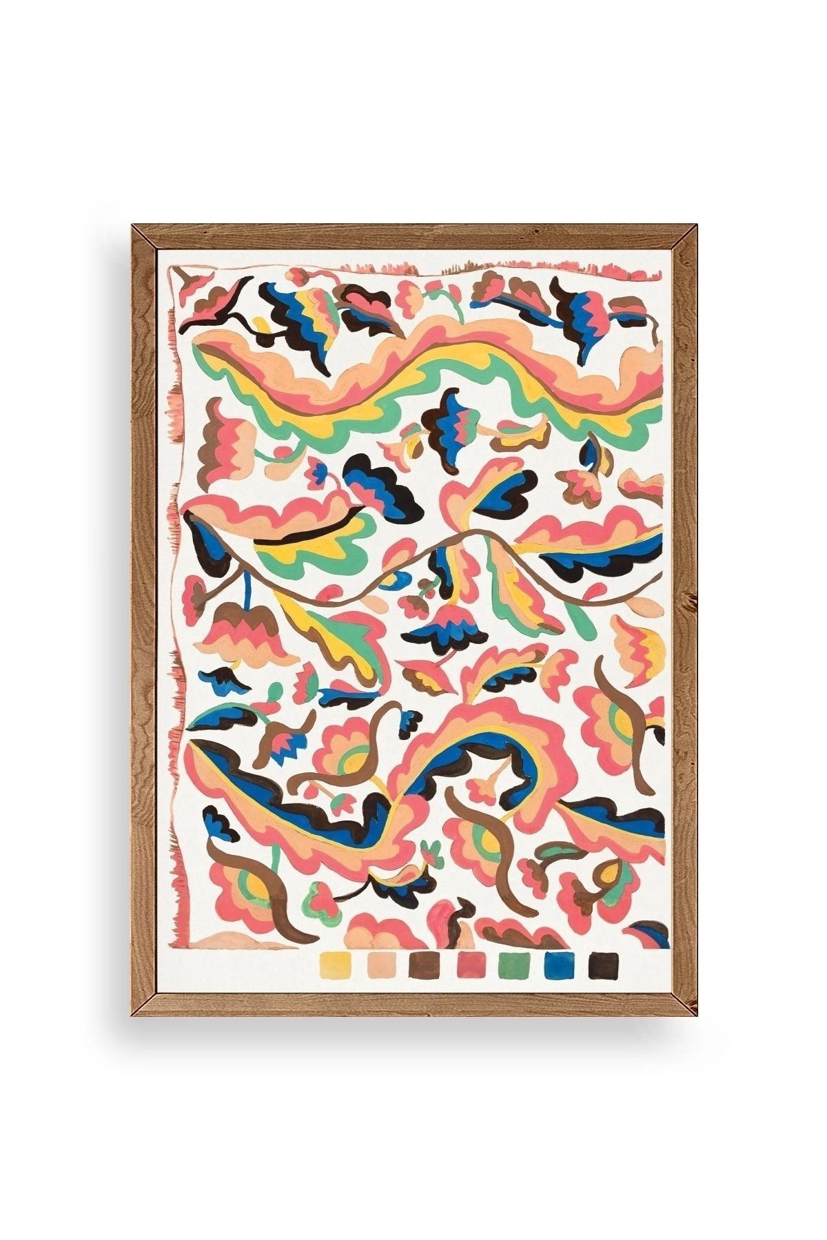 Etna Wiswall Ahşap Çerçeveli Tablo 17 x 23