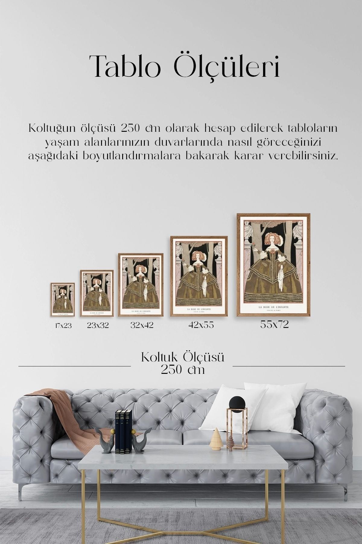 Costume de Worth Ahşap Çerçeveli Tablo 17 x 23
