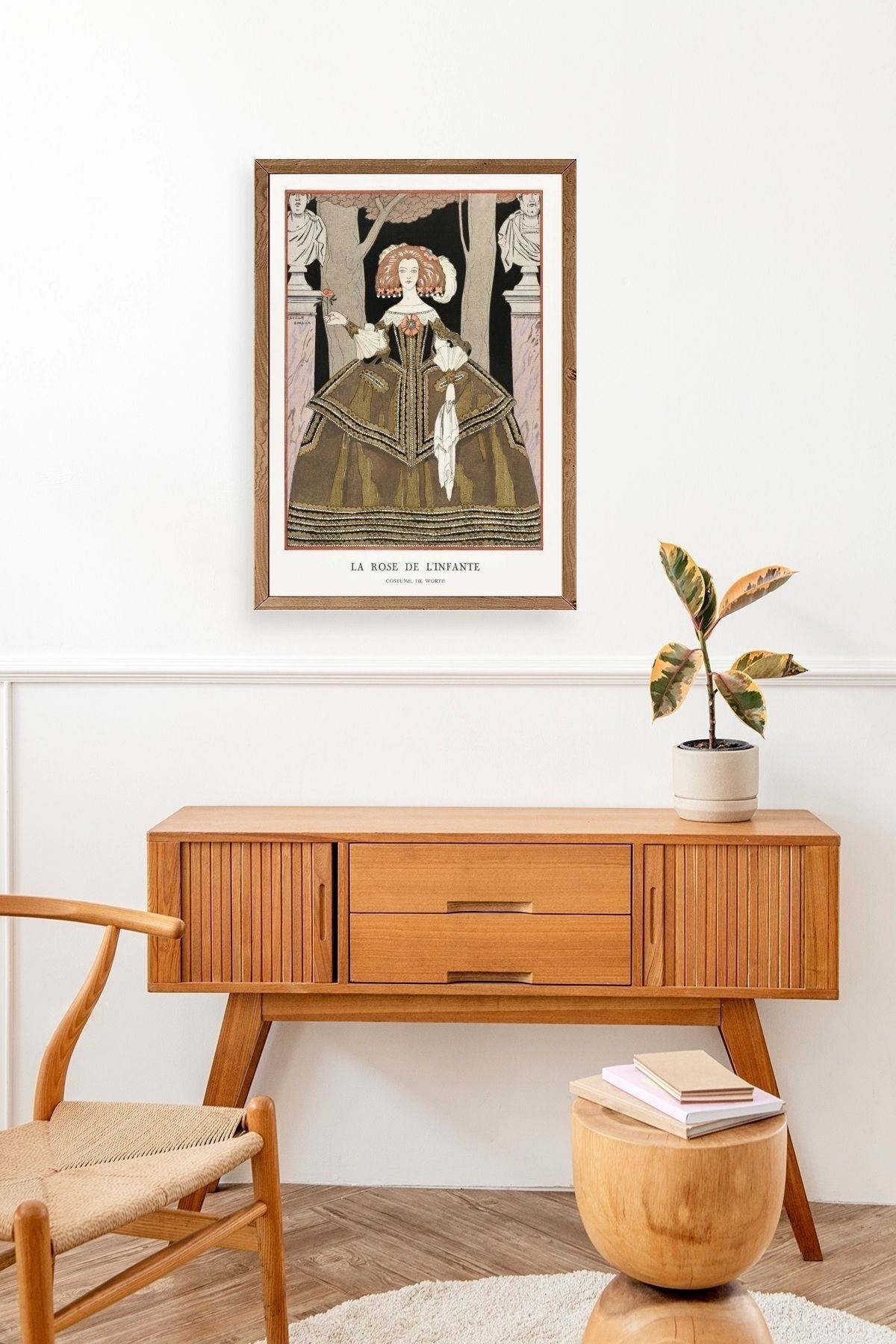 Costume de Worth Ahşap Çerçeveli Tablo 50 x 70