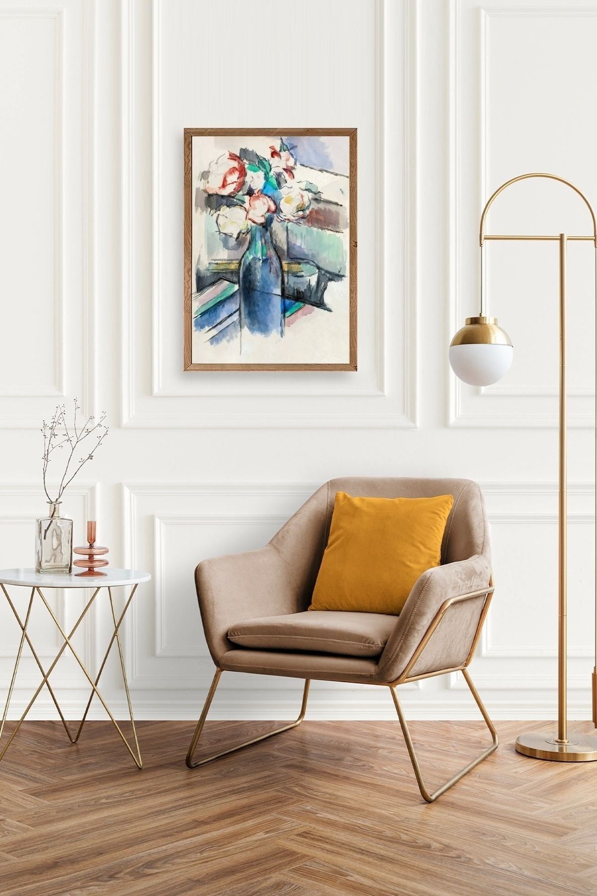 Paul Cézanne Ahşap Çerçeveli Tablo 50 x 70