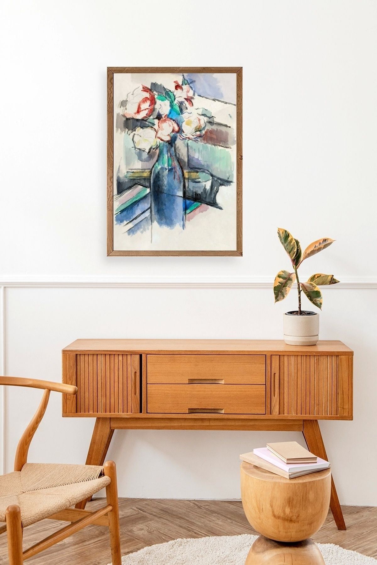 Paul Cézanne Ahşap Çerçeveli Tablo 50 x 70