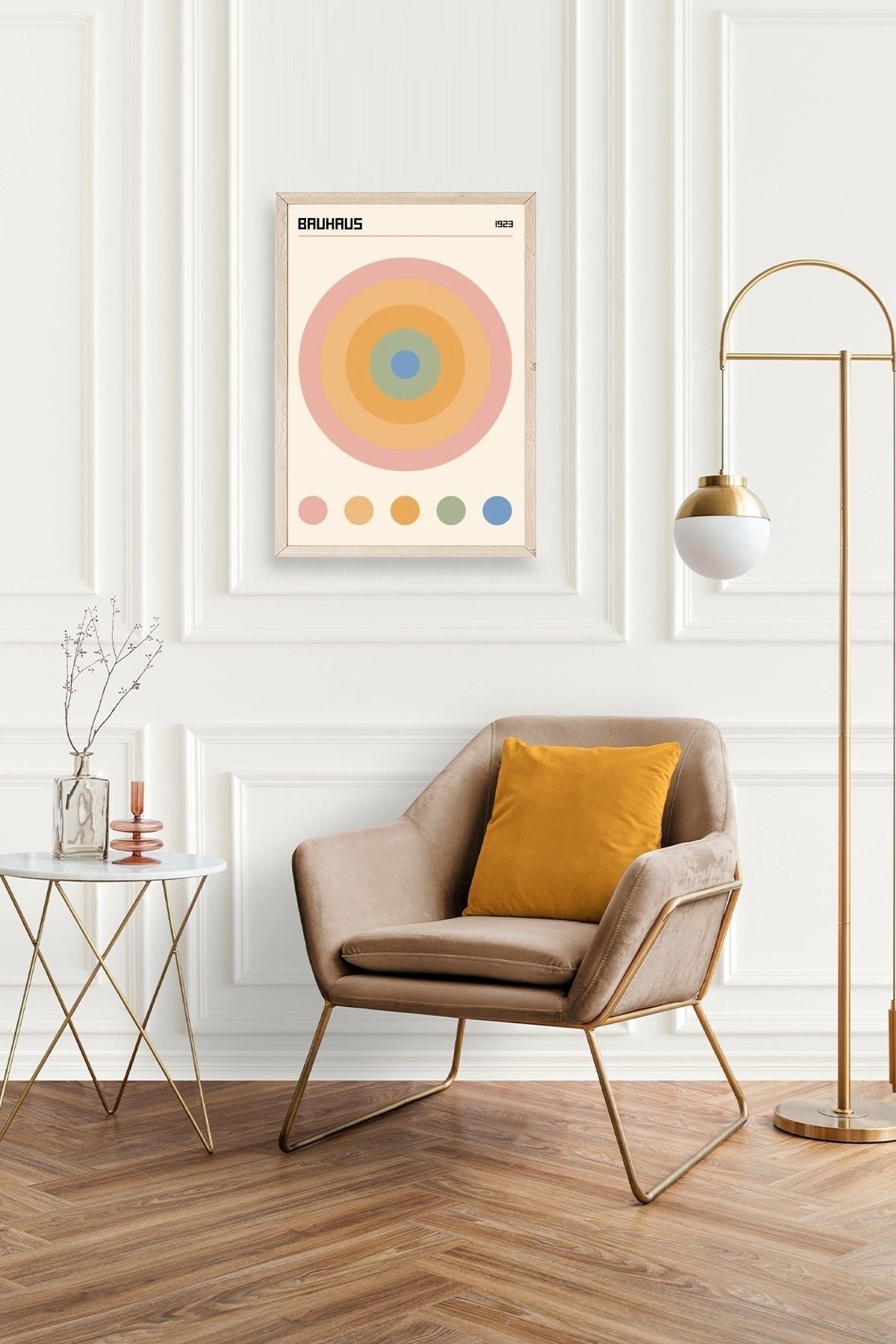 Bauhaus Ahşap Çerçeveli Tablo 30 x 42